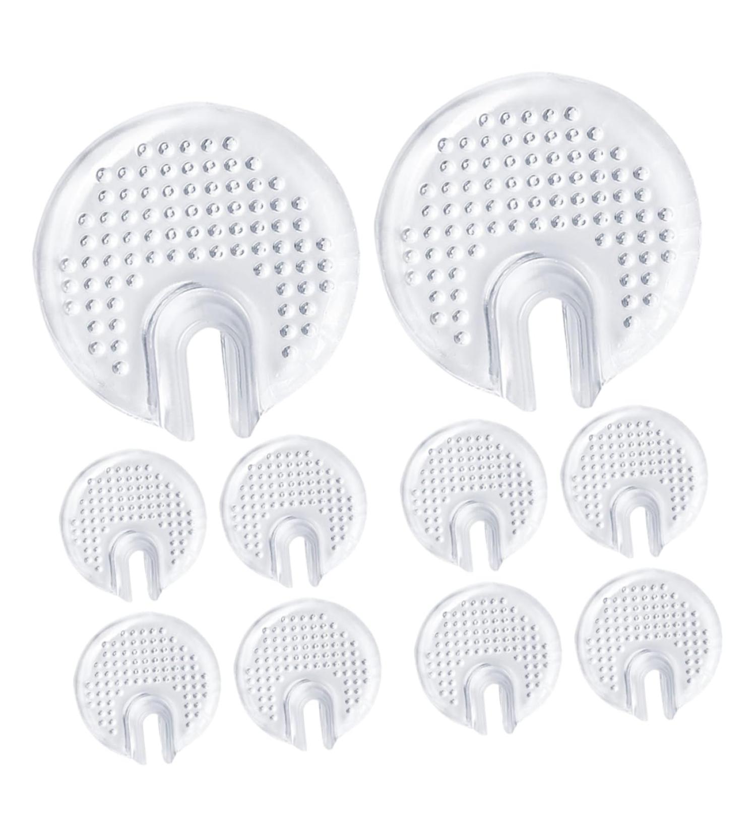 Holibanna 25 Pairs Toe Protectors for Women | Forefoot Cushions Non-Slip Inserts & Clear Shoe Pads - Buy Online on GoSupps.com