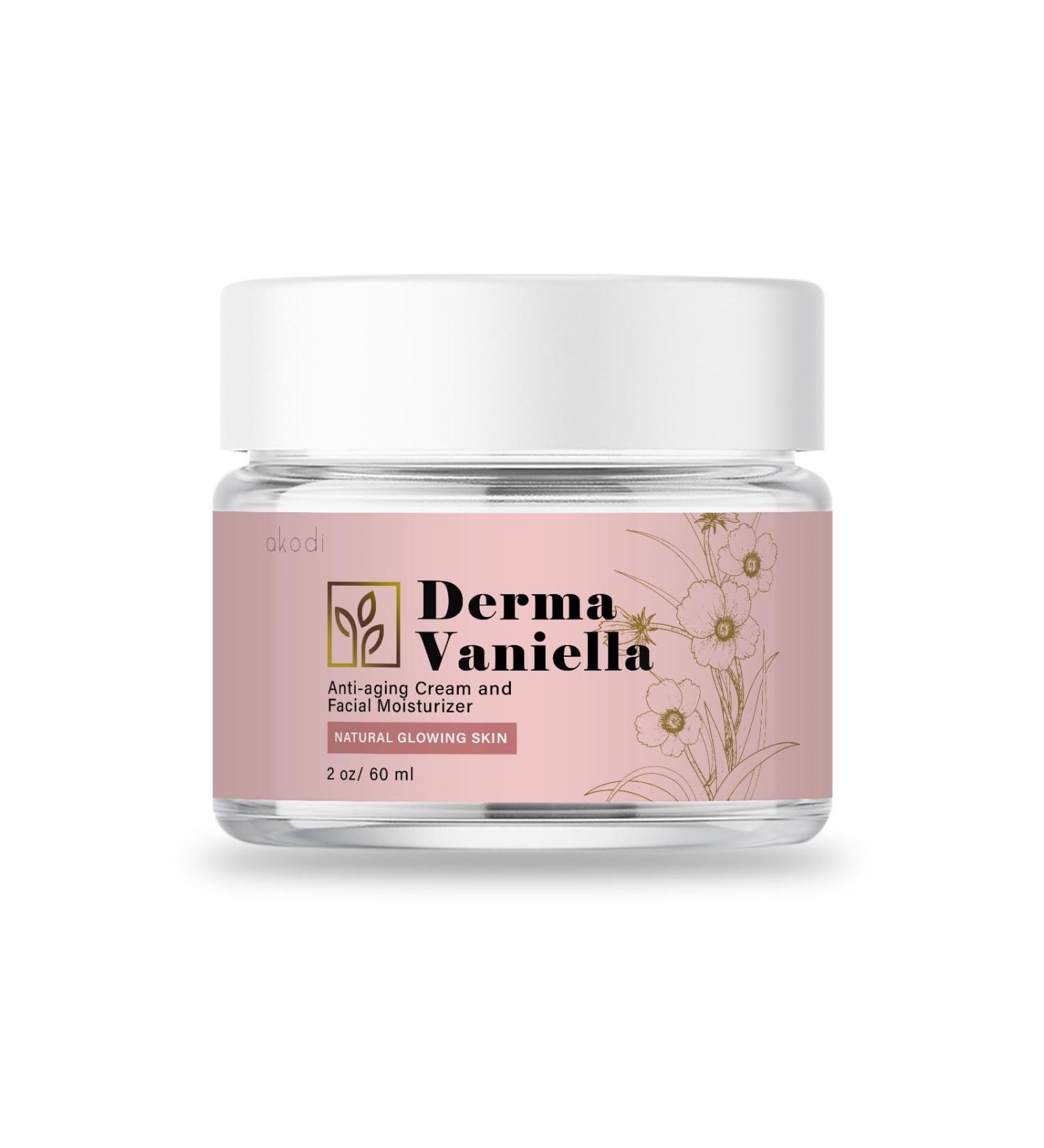 akodi Derma Vaniella Cream - DermaVaniella - Derma Vaniella Anti-aging Cream - 1 pack/2 oz