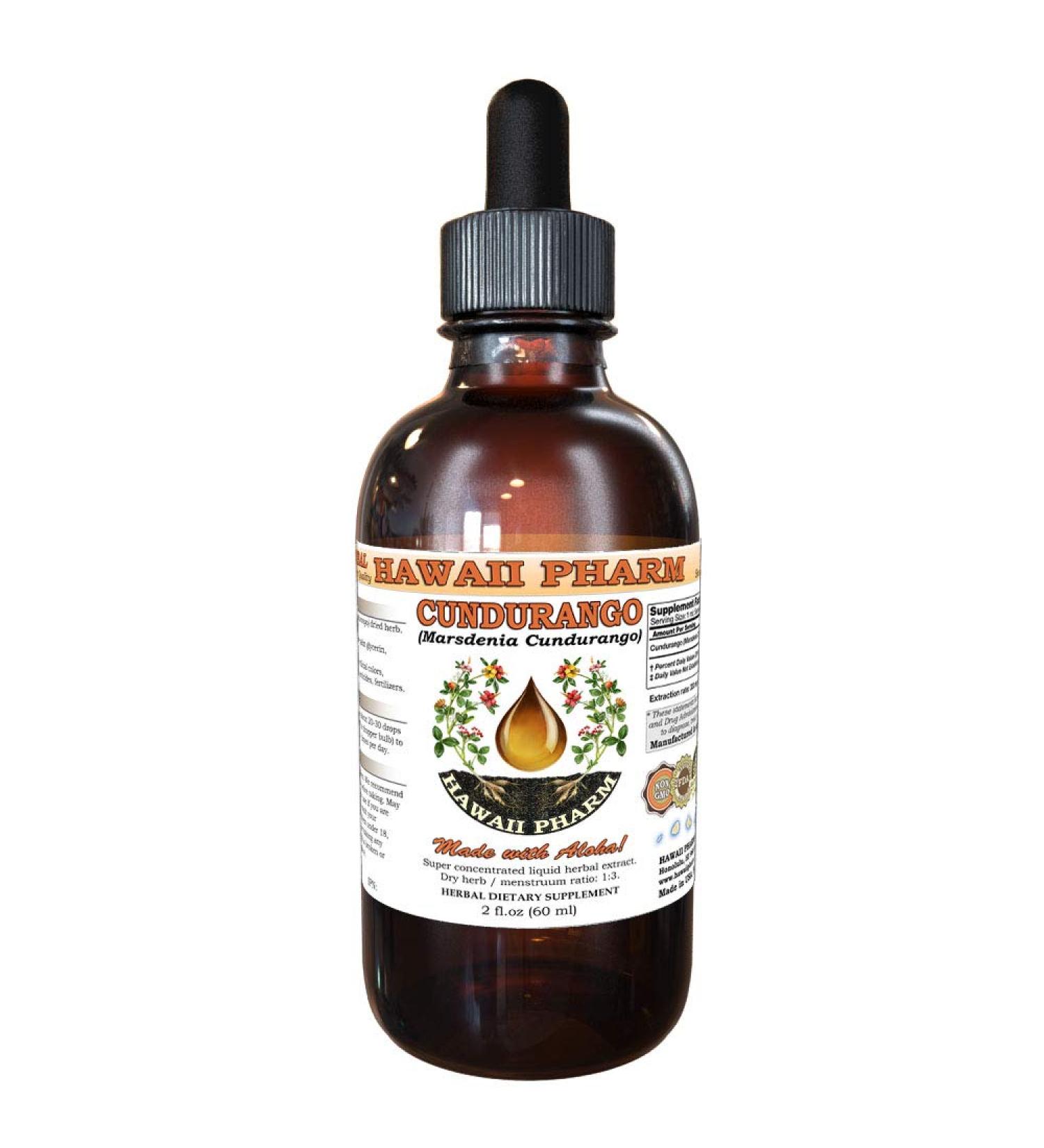 Cundurango (Marsdenia Cundurango) Tincture Dried Herb Liquid Extract Cundurango Herbal Supplement 2 oz Alcohol-Based 2 Fl Oz (Pack of 1)