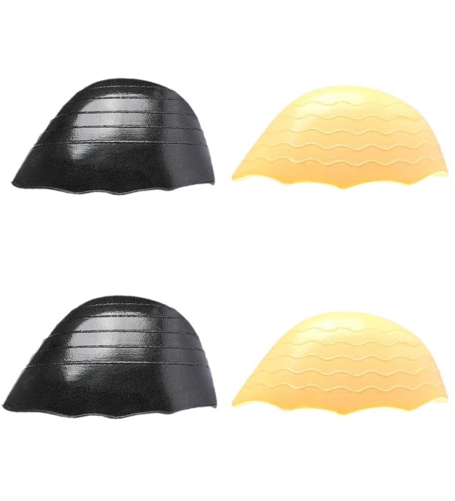 Universal Shoe Filler Inserts - 2 Pairs for Loose Shoes Toe Cushion Comfort Pain Relief for Men & Women (Black & White - Buy Online on GoSupps.com