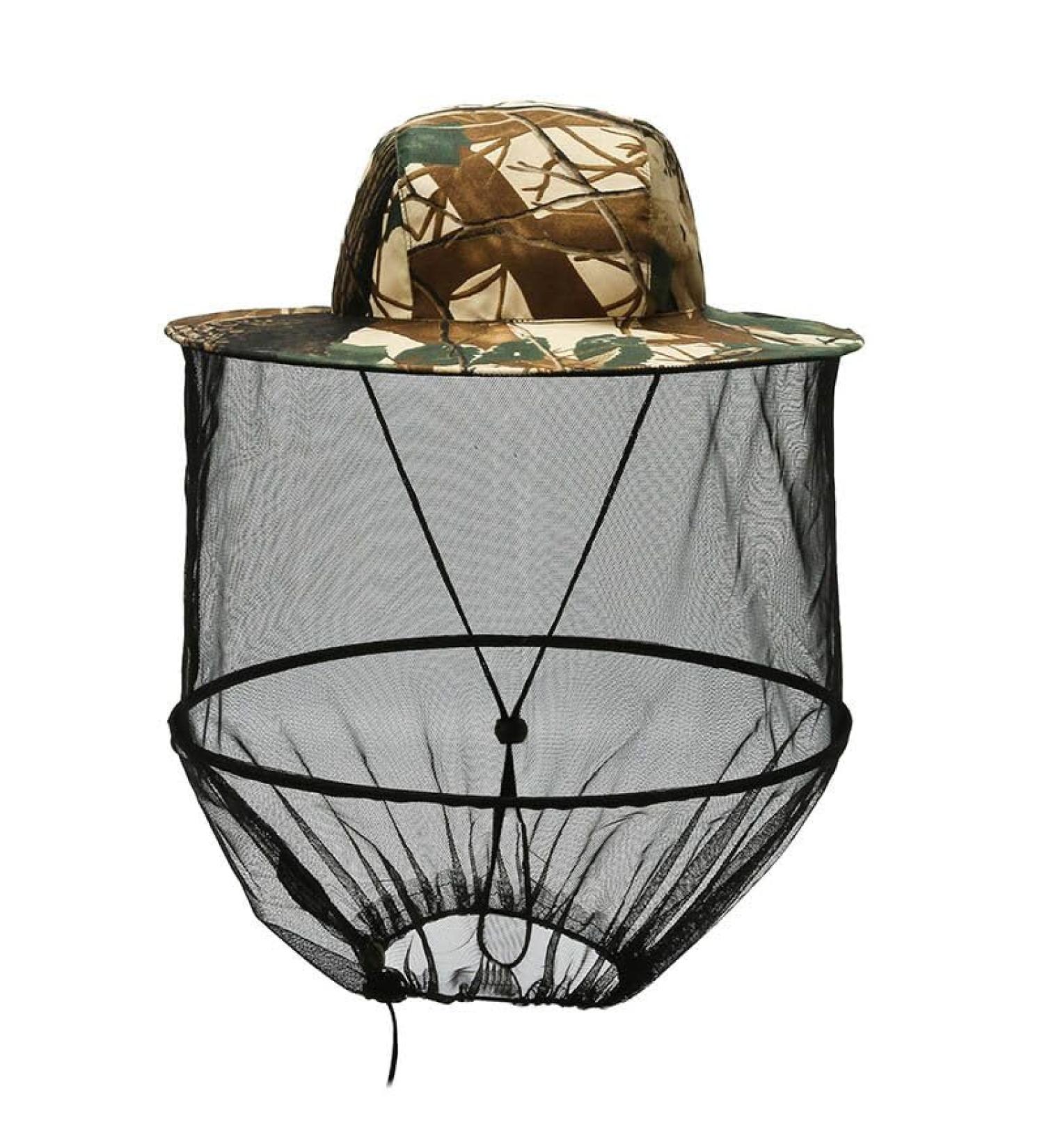 Songyea Mosquito Net Hat - Beekeeper Sun Protection with Removable Mosquito Net | Fast-Dry Wide Brim Gray Hat for Camping Hiking Fishing - Buy Online on GoSupps.com