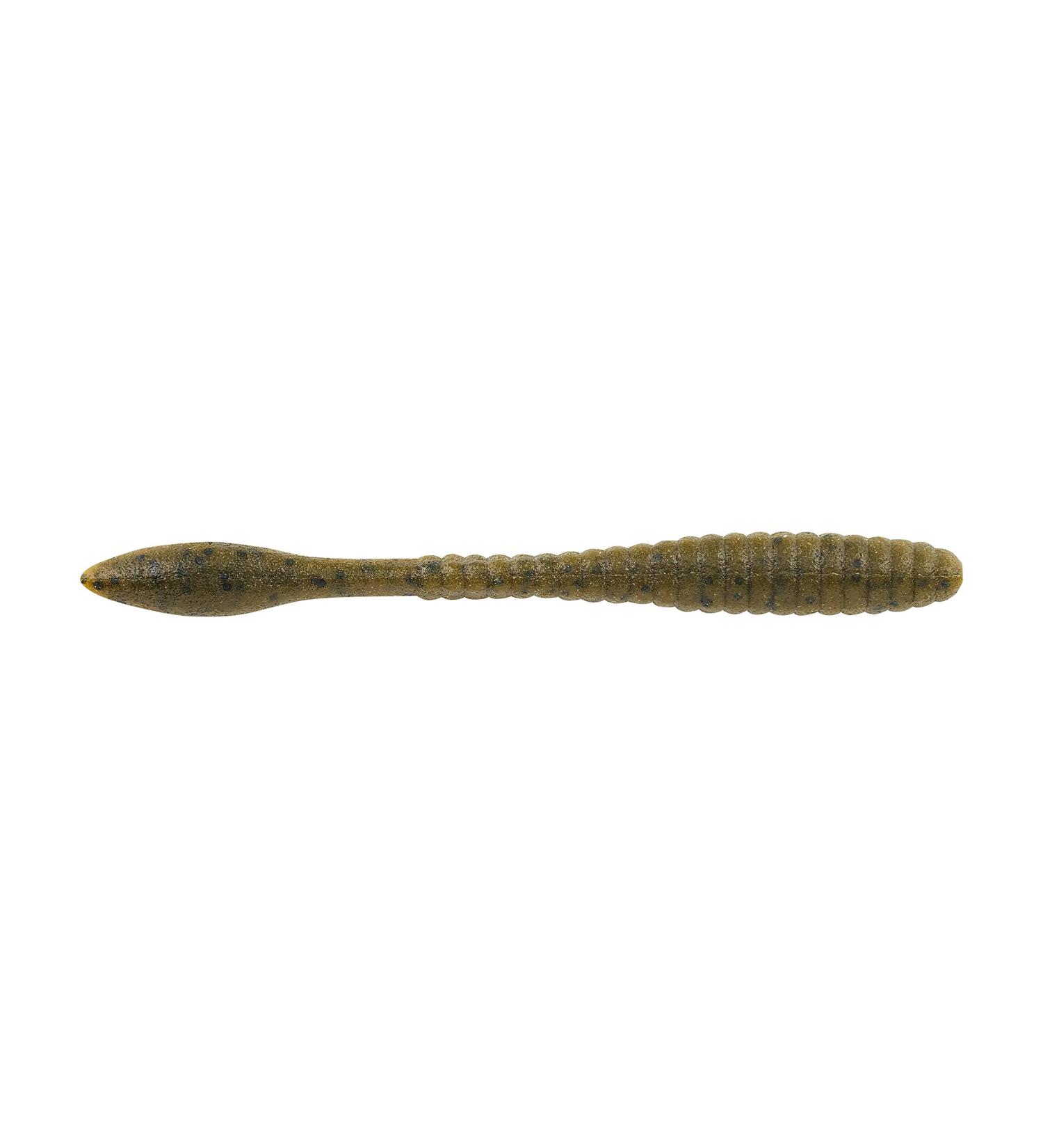 Berkley PowerBait MaxScent Flat Worm Green Pumpkin 4 1/4 - Fishing Soft Bait - Buy Online on GoSupps.com