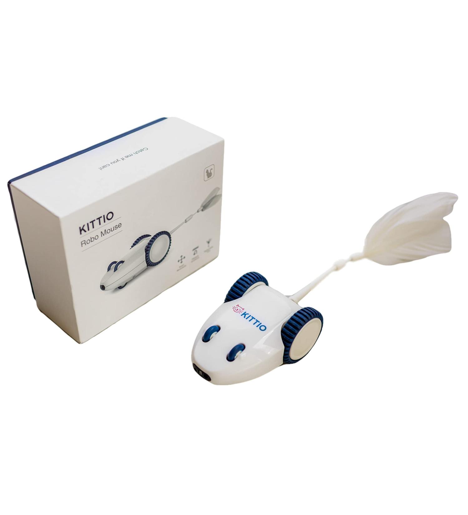 Kittio Robo Mouse: Interactive Cat Toy with Smart Steering Sensors - USB Charging - Buy Online on GoSupps.com