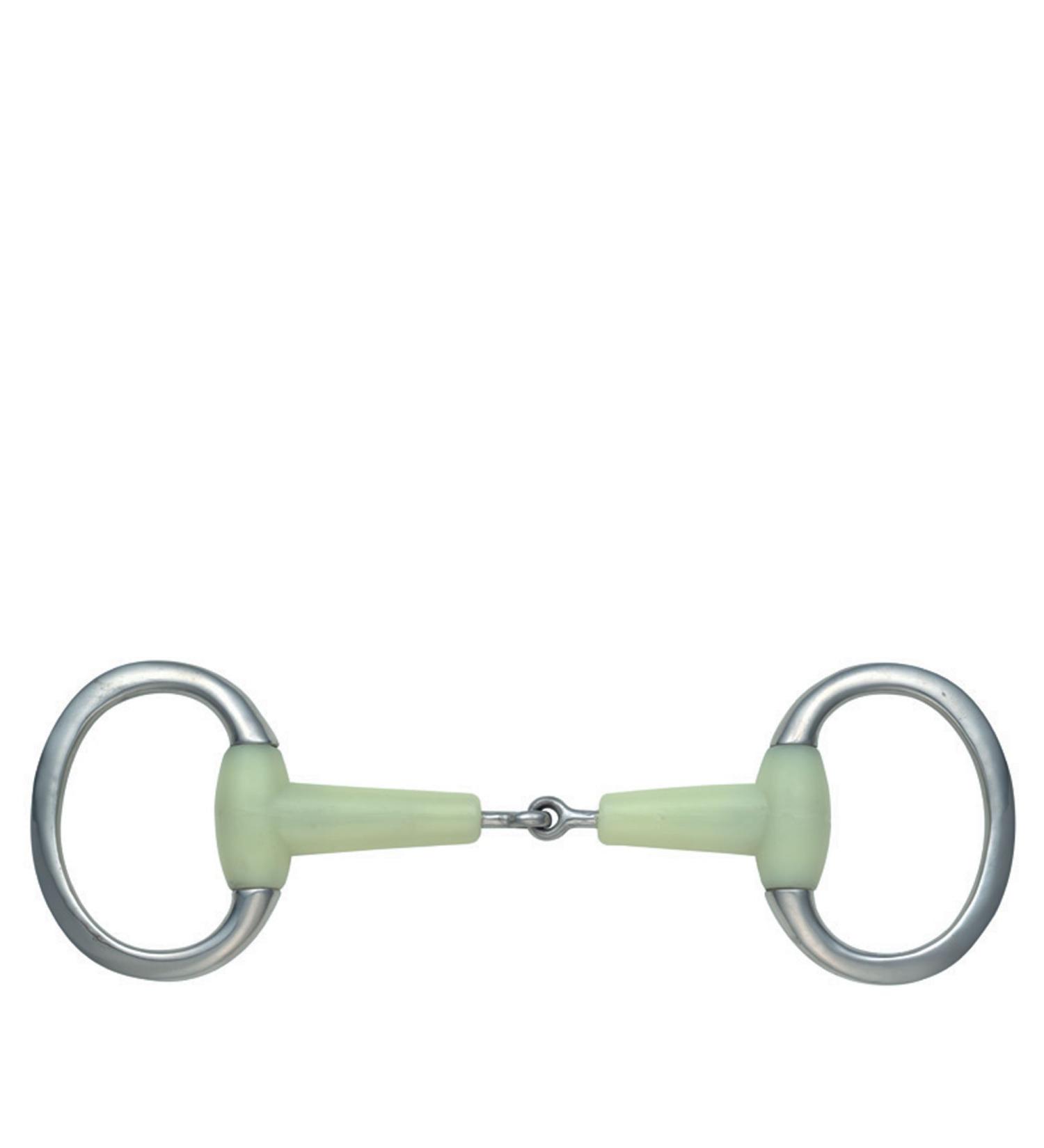 Shires Equikind Jointed Eggbutt Flat Ring 5"