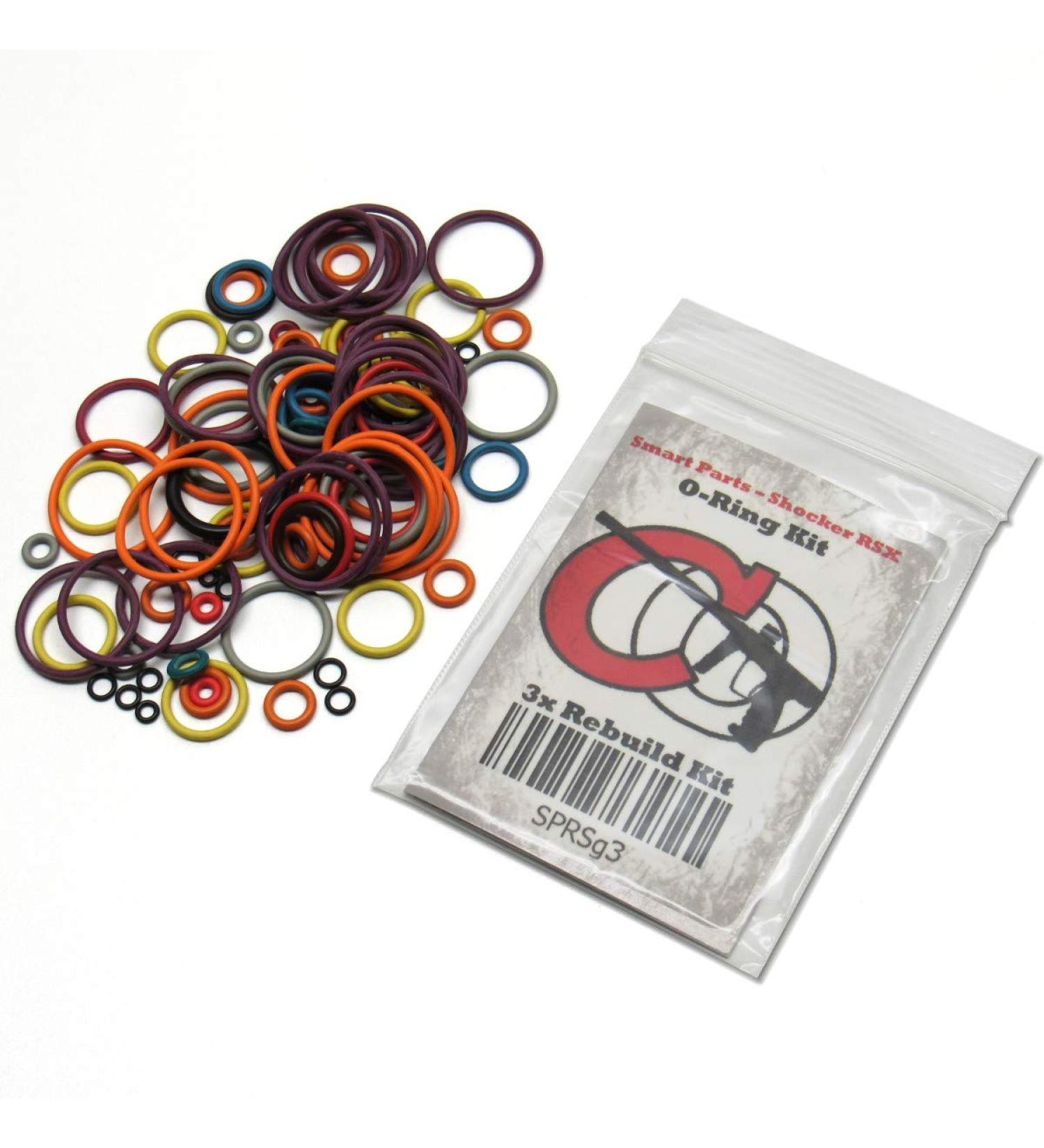 Captain O-Ring 3X Color Coded Oring Rebuild Kit for Smart Parts Shocker AMP - Buy Online on GoSupps.com