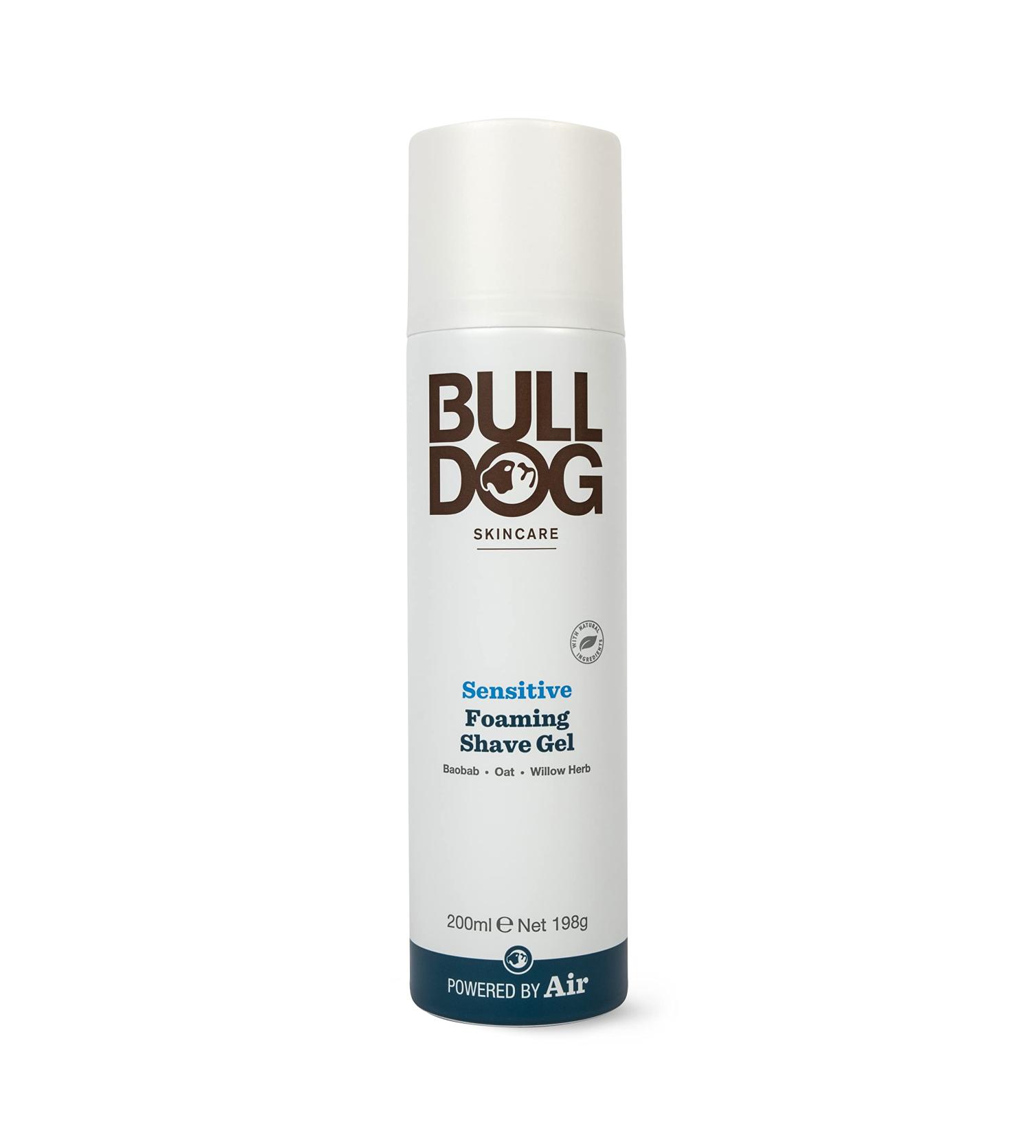Bulldog Skincare Sensitive Foaming Shave Gel - 200 ml | Smooth & Conditioning - Buy Online on GoSupps.com