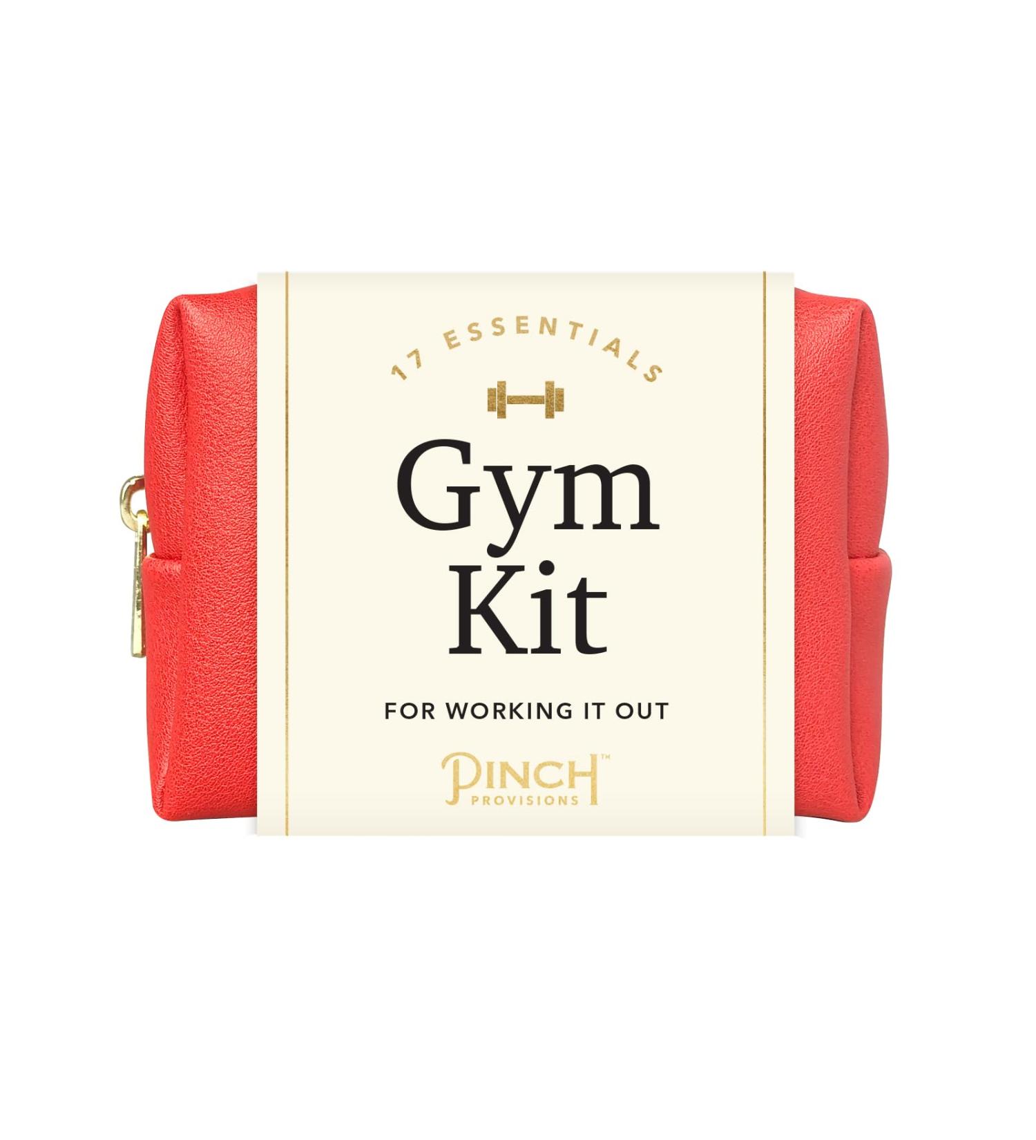 Pinch Provisions Gym Kit - 15 Essential Wellness & Beauty Items | Perfect for Gifts & Gym Bags (Poppy Red - Buy Online on GoSupps.com