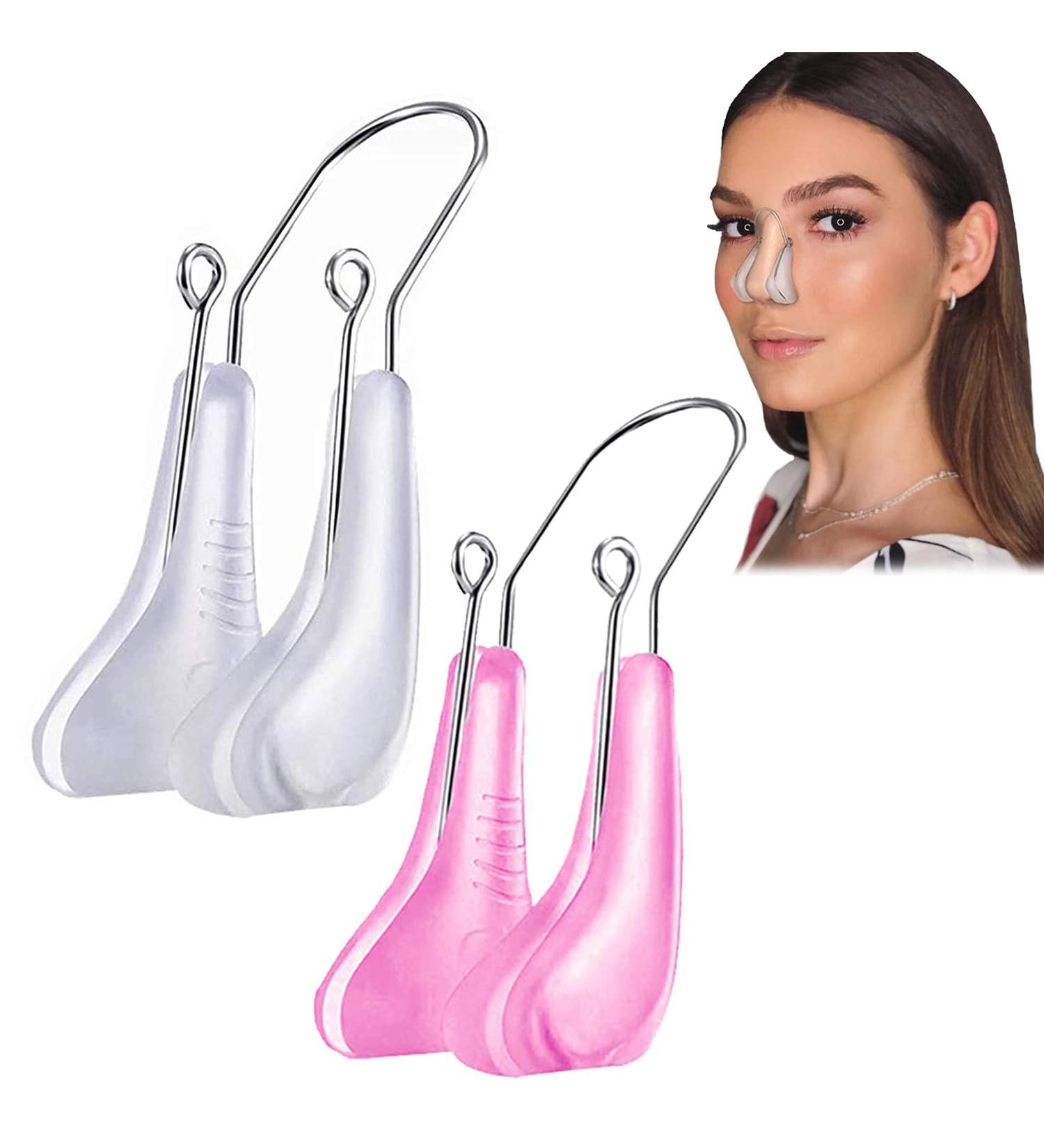 Toulifly Nose Shaper 2PCs - Silicone Nose Clip & Lifter for Fashionable Shaping Smoothing Beauty Tools for a Perfect Nose - Buy Online on GoSupps.com