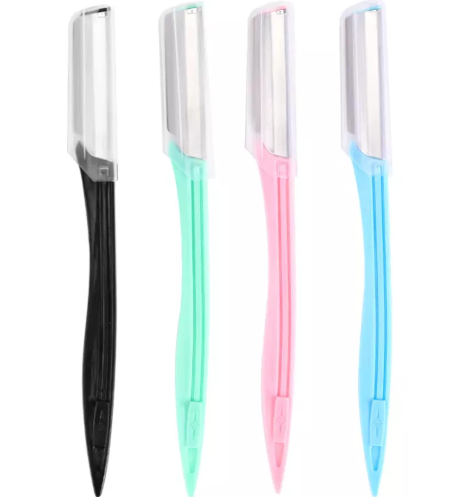 4x Eyebrow Razor Blades - Precision Face Shaving & Eyebrow Shaper Set for Flawless Beauty - Buy Online on GoSupps.com