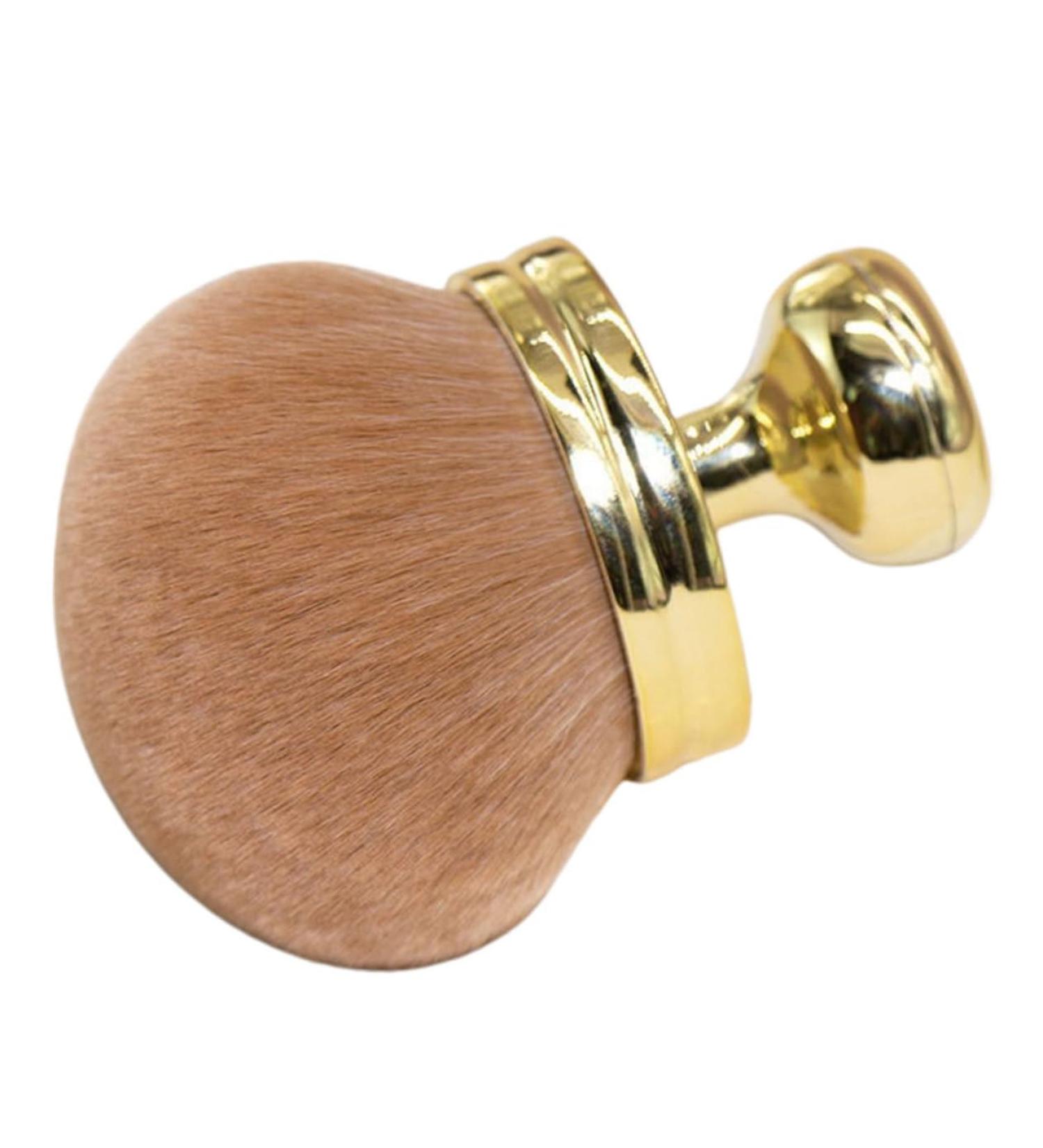 Beavorty Fluffy and Soft Makeup Brush Travel Powder Brush Setting Powder Brush for Loose Powder Face Makeup Brushes Face Powder Brush Cosmetic Brush Blush Brush Travel Makeup Brush 8.50X7.00X7.00CM Golden - Buy Online on GoSupps.com
