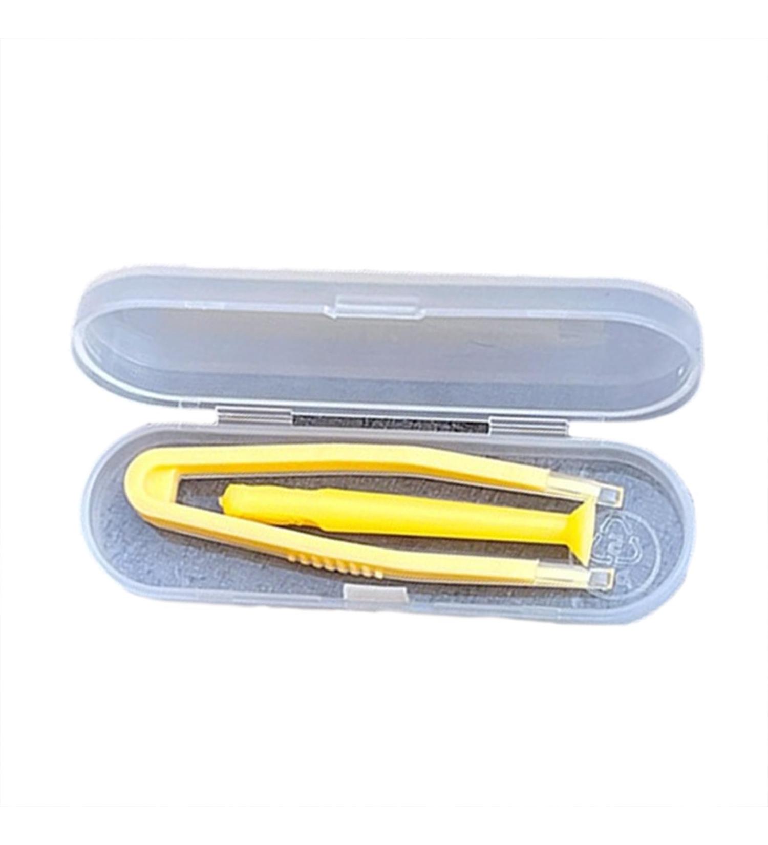 Buy Yellow Contact Lens Applicator & Remover - Soft Tip Tweezers for Easy Lens Handling Worldwide - Buy Online on GoSupps.com