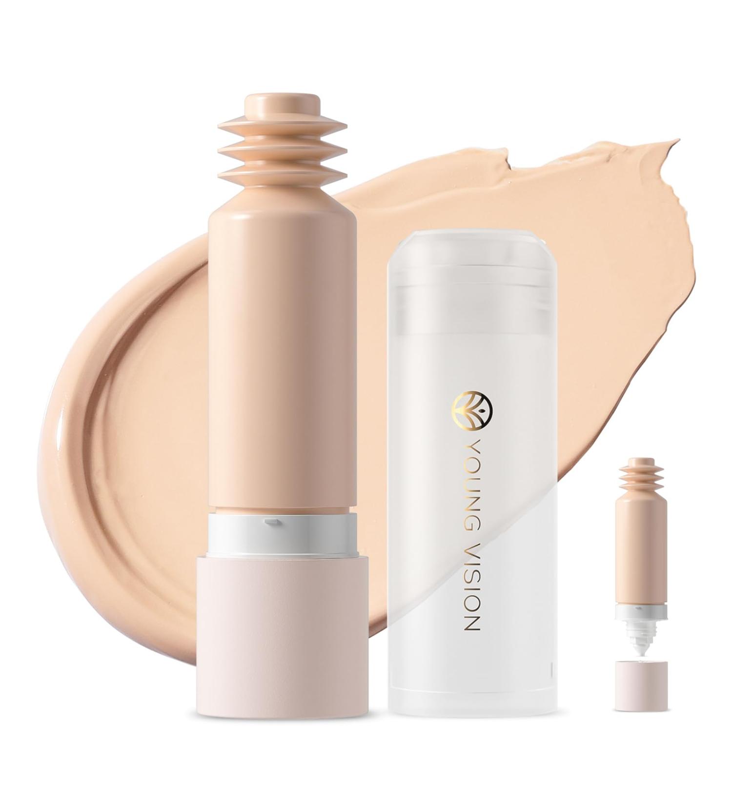 Long wear Liquid Foundation - Unique Downward Dispensing Design Smooth Texture Quick Drying Formula Lightweight & Bright Finish Ideal Base de Maquillaje for Flawless Skin (#01 1.35fl.oz./40ml) 40 ml (Pack of 1) #01 - Buy Online on GoSupps.com
