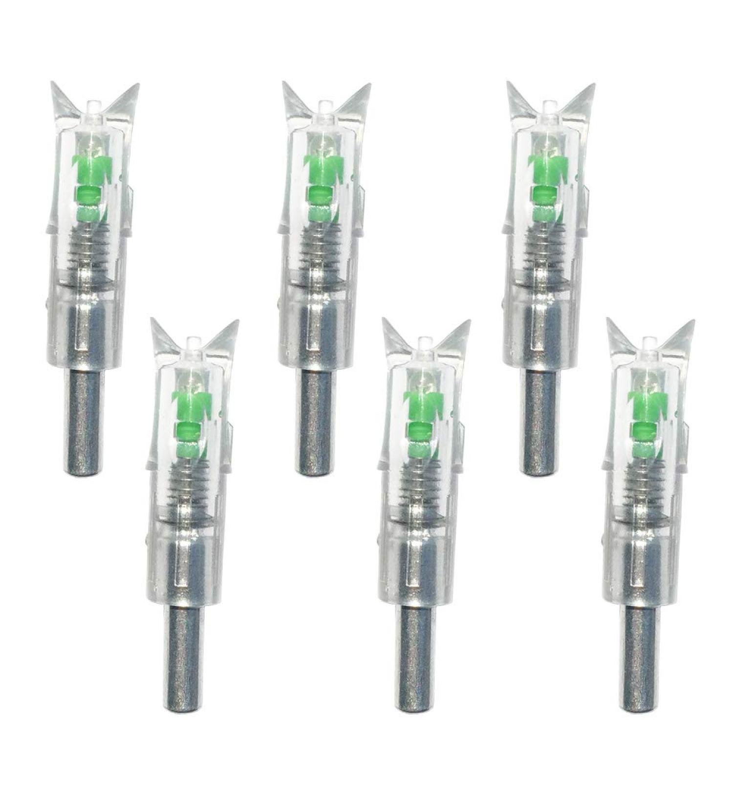 6PCS Green Lighted Nocks for Crossbow - .300/7.62mm ID LED Arrow Nocks for Archery Hunting - Buy Online on GoSupps.com