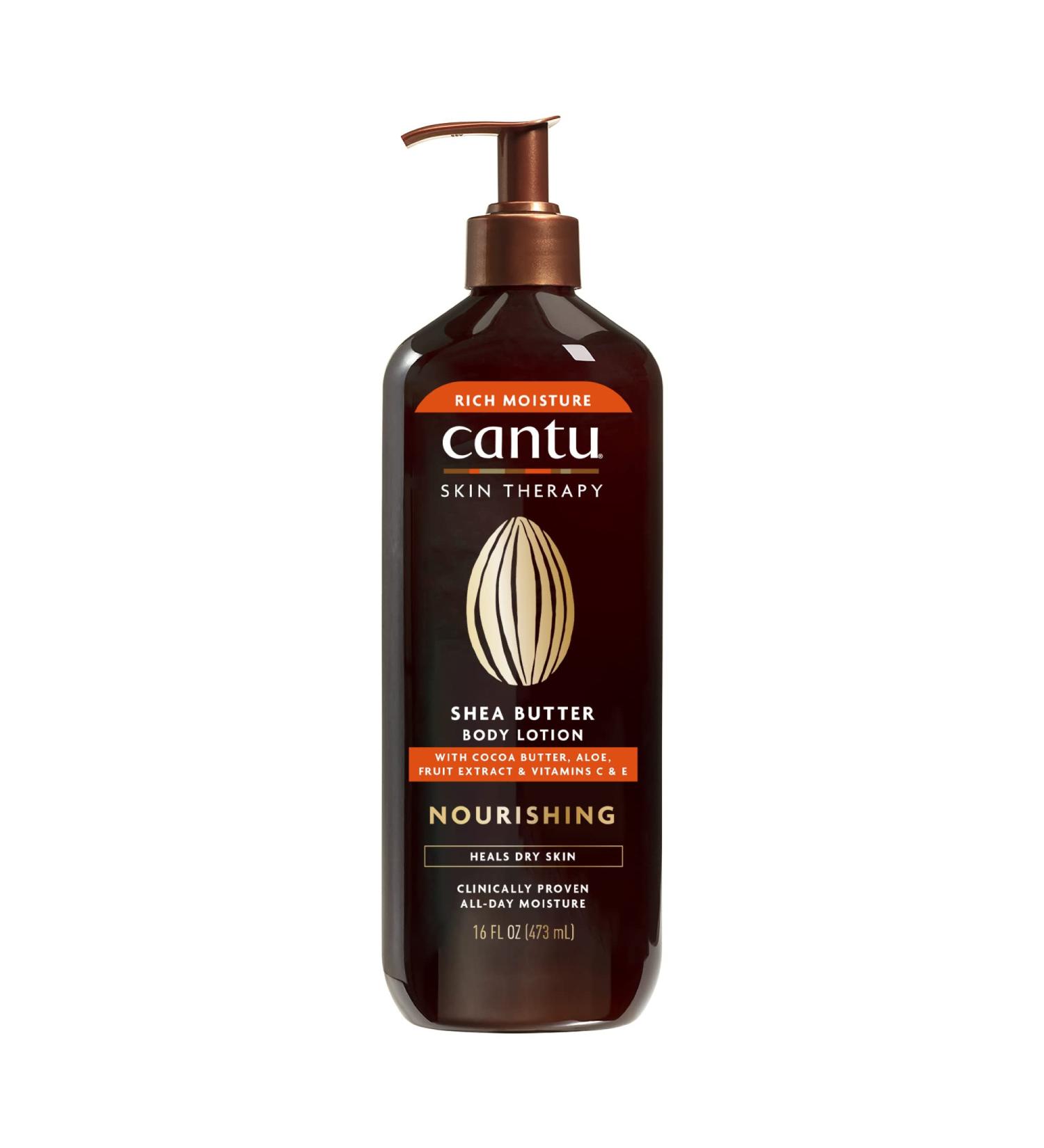 Cantu Shea Butter Nourishing Body Lotion for Dry Skin - 16 Fl Oz - Buy Online on GoSupps.com