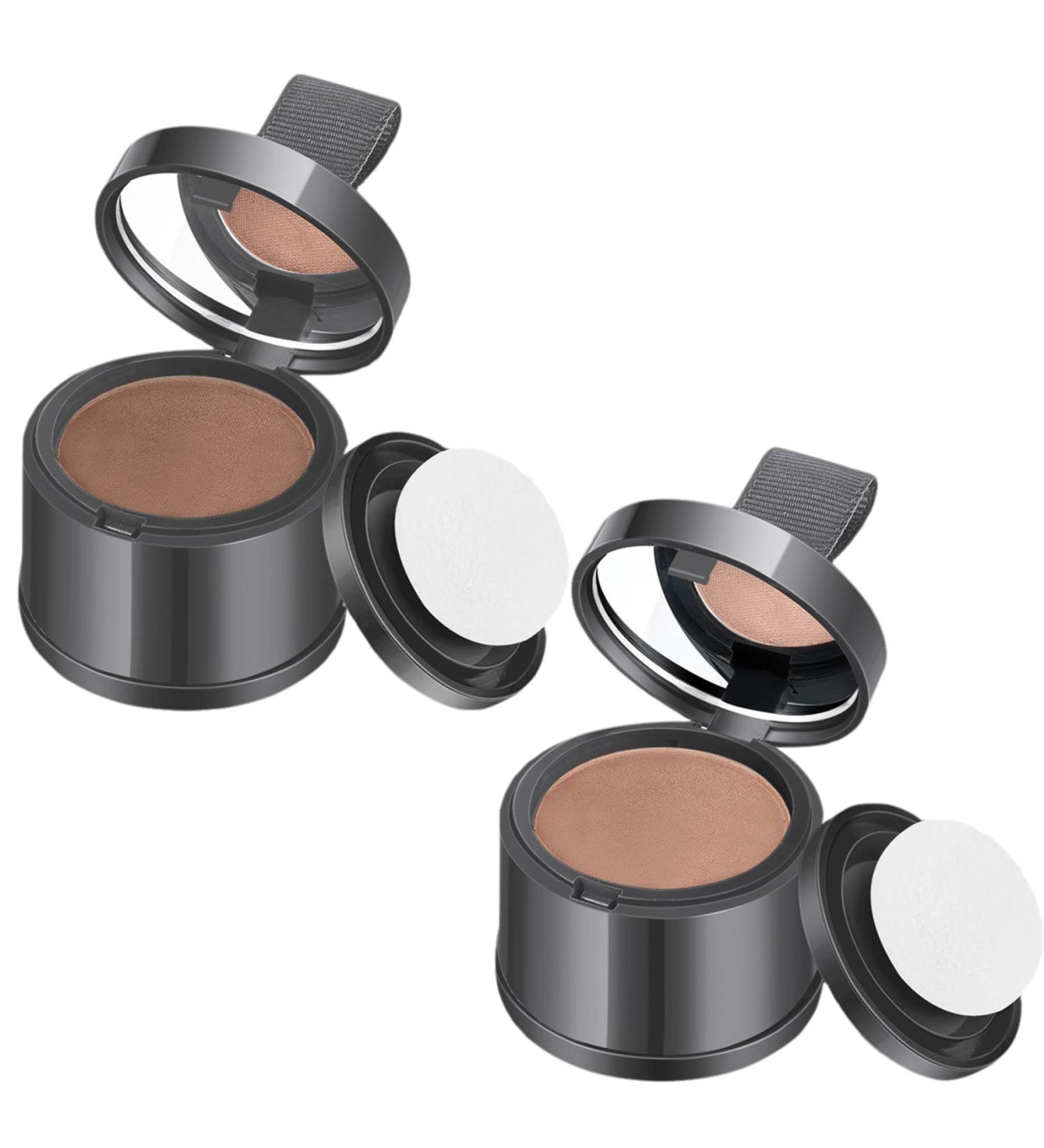 2Pcs Root Touch Up Powder Hairline Powder for Women Dark Brown & Light Brown Hair Loss Concealer Water & Sweat Resistant Hairline Powder for Thinning Women Men Hair Volume Powder Hair Powder Volumize - Buy Online on GoSupps.com
