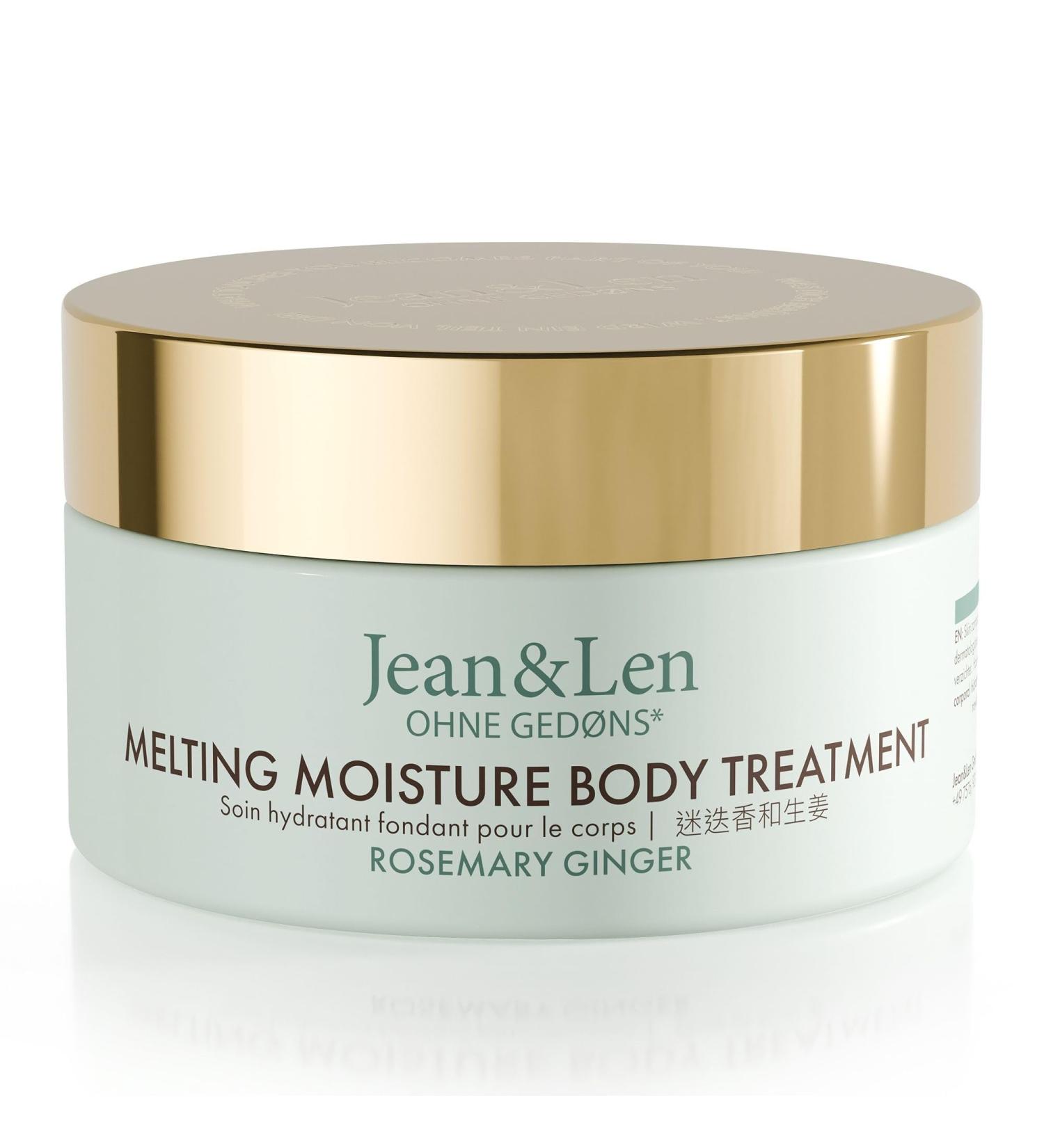 Jean & Len Melting Moisture Body Treatment - Rosemary & Ginger Body Butter for Normal Skin Paraben & Silicone-Free 200ml - Buy Online on GoSupps.com