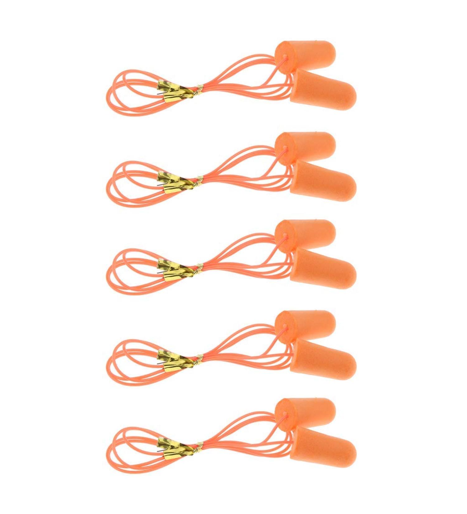 5 Pairs Soft Ear Plug with Cords Reusable Hearing Protection Earplug with Carry Case Easy Clean and Storage Portable and Useful - Buy Online on GoSupps.com