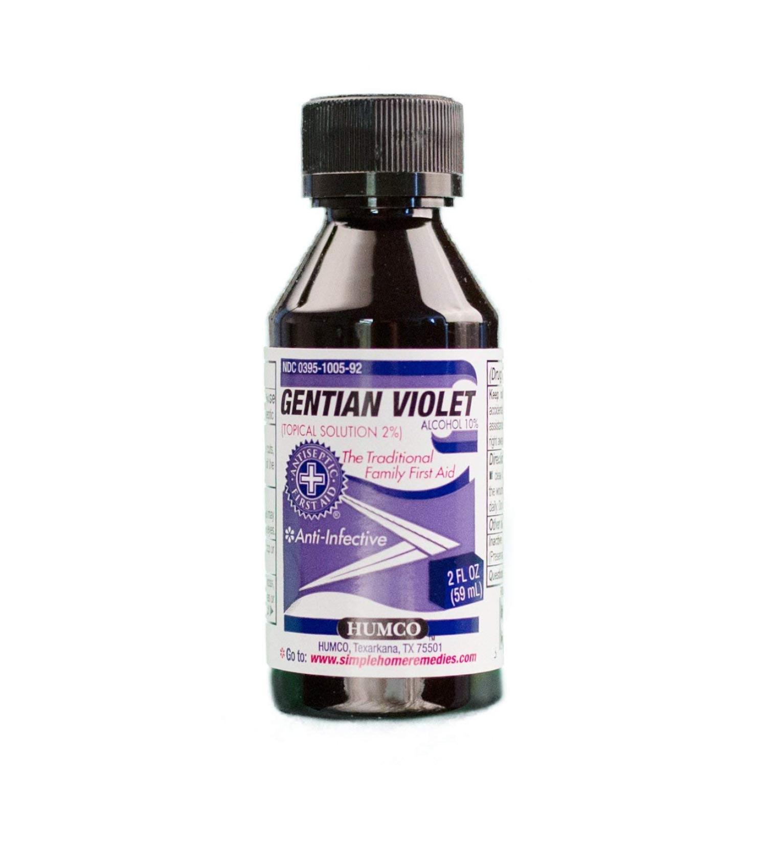 Humco - 100592001 Gentian Violet Topical Solution 2% Liquid  2 oz