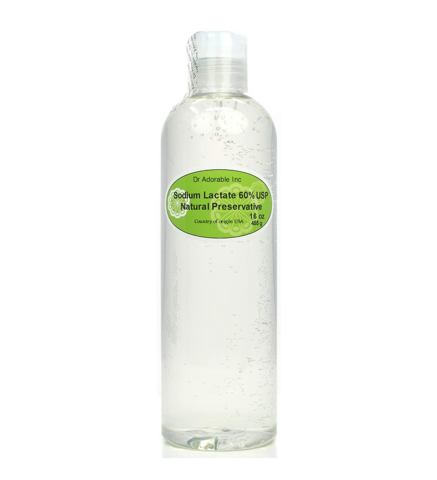 Buy Dr Adorable Sodium Lactate 16 oz - 60% Natural Preservative for Soap Hardness | International Shipping Available - Buy Online on GoSupps.com