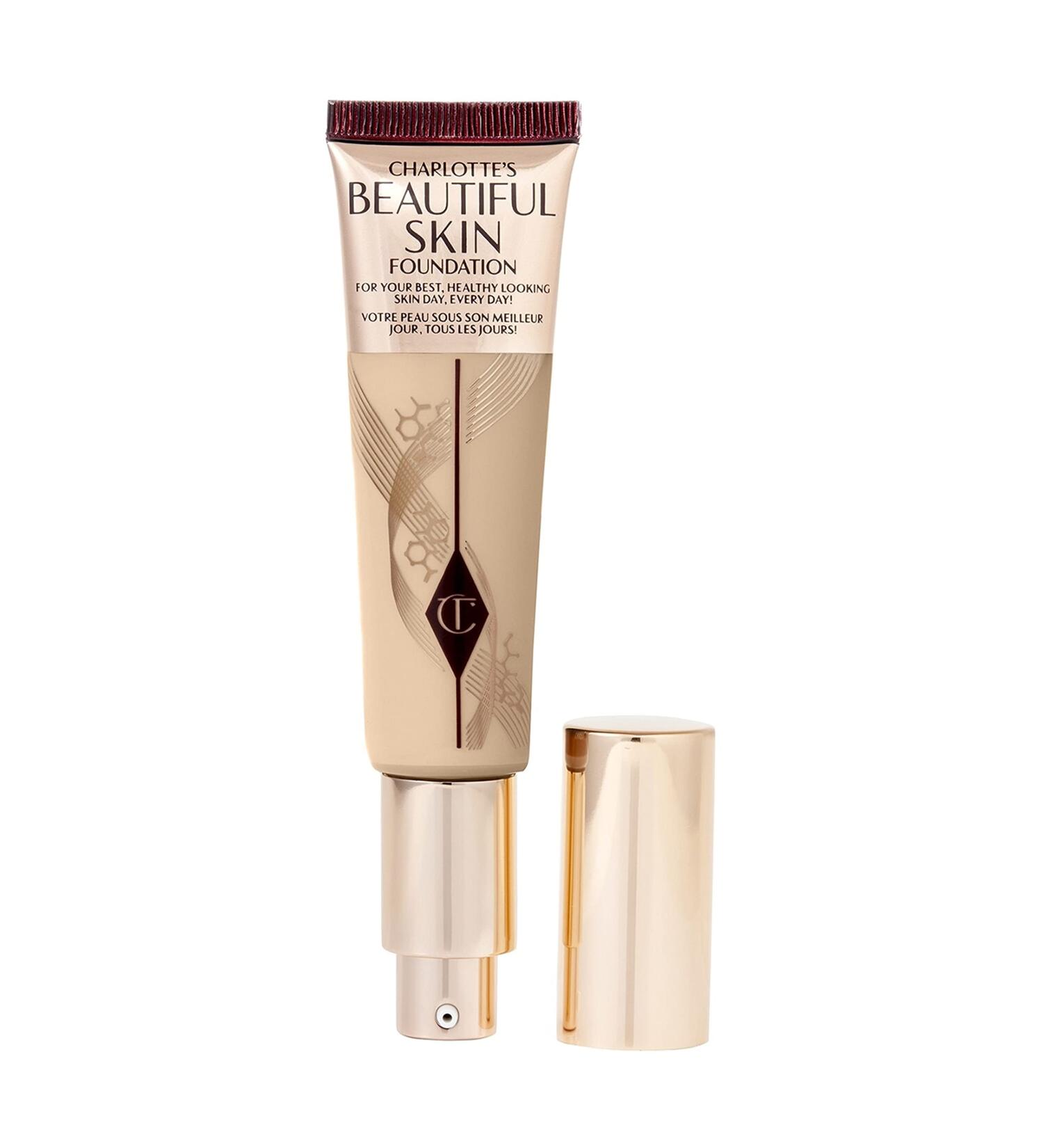 CHARLOTTE TILBURY Charlotte's Beautiful Skin Foundation - 4 Warm 4 Warm 1 Ounce (Pack of 1)