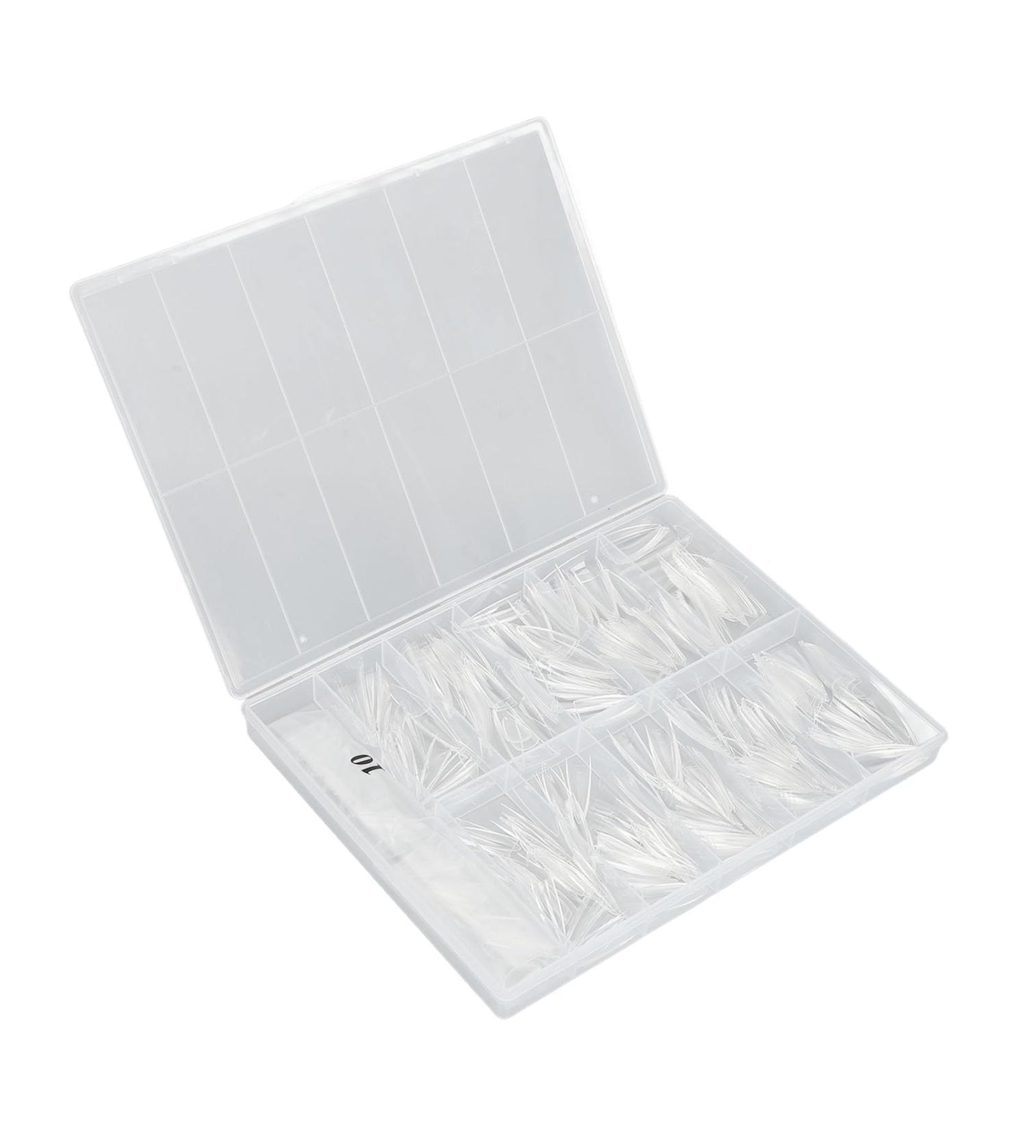 Artificial Nail Tips Set Various Sizes Breathable Ultra Thin Clear Easy to Color Fake Nail Tips for Salon Use (07#) - Buy Online on GoSupps.com