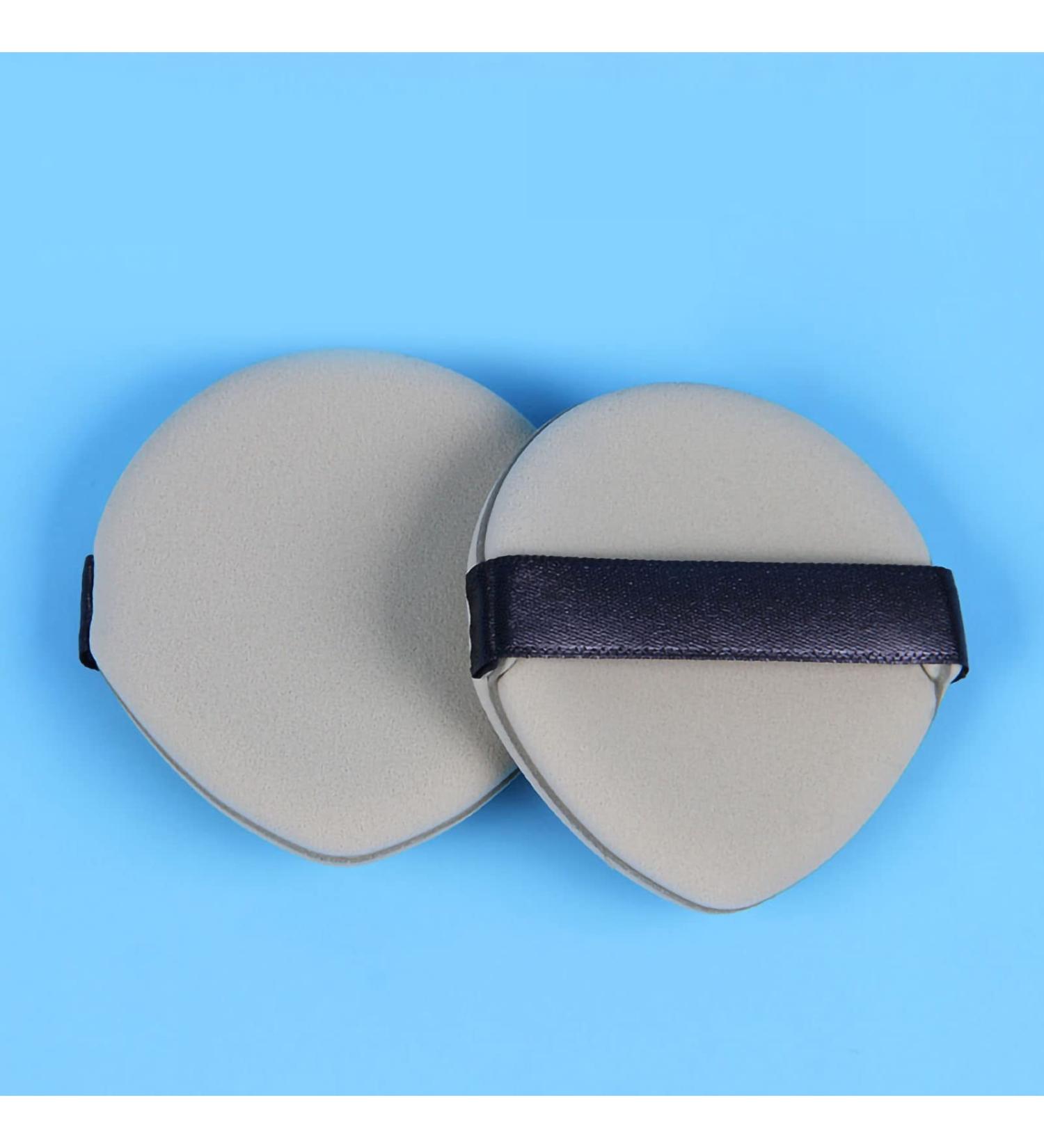 Verdant Touch Dual Sided Powder Puff Powder Puff Face Cushion Dual Sided Cosmetic Sponge Wet Dry Makeup Tool Light Green Drop Shaped