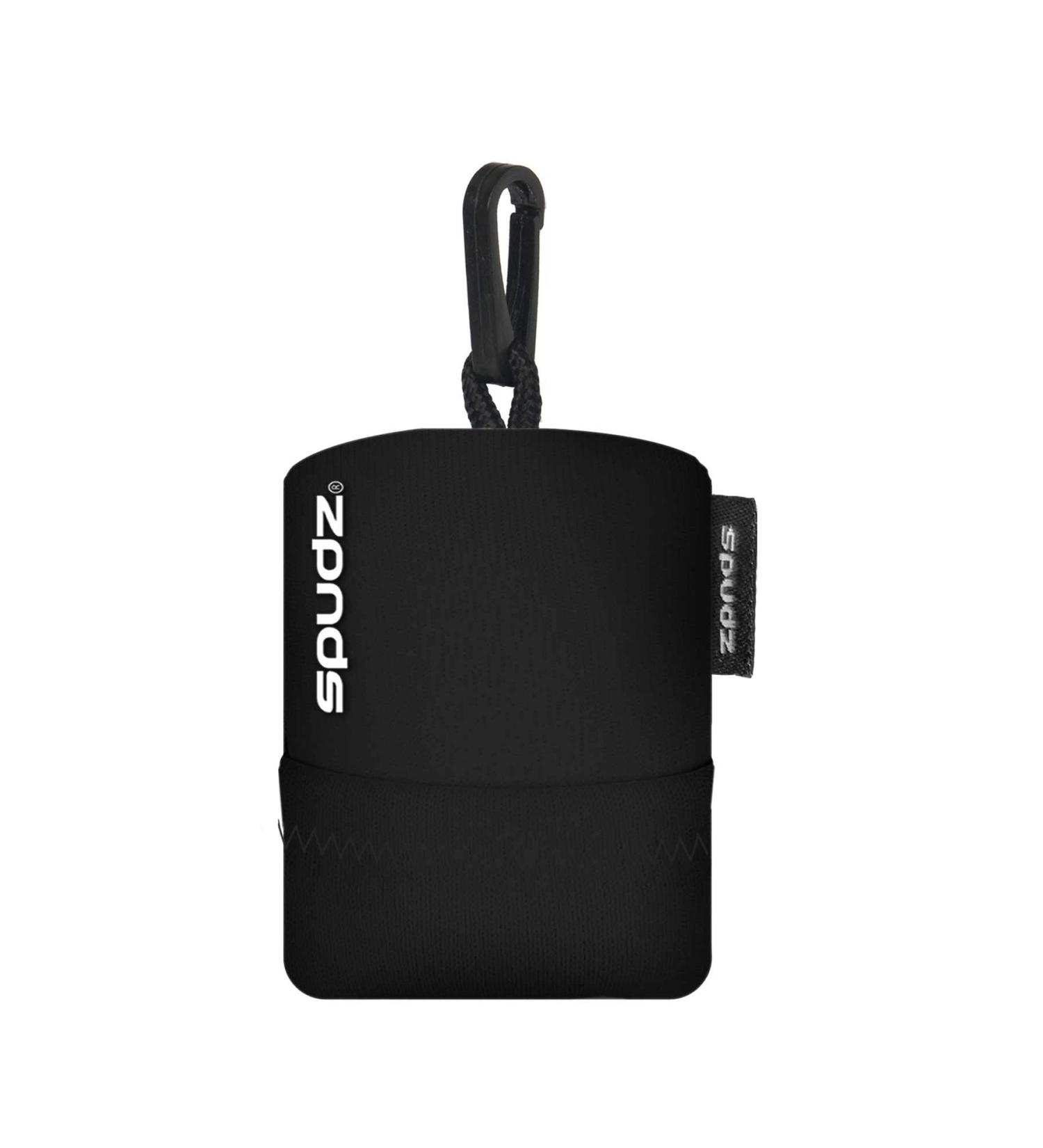 SPUDZ Ultra Microfiber Cloth Screen & Lens Cleaner 6x6 Inch | Closable Bottom, Black - Buy Online on GoSupps.com