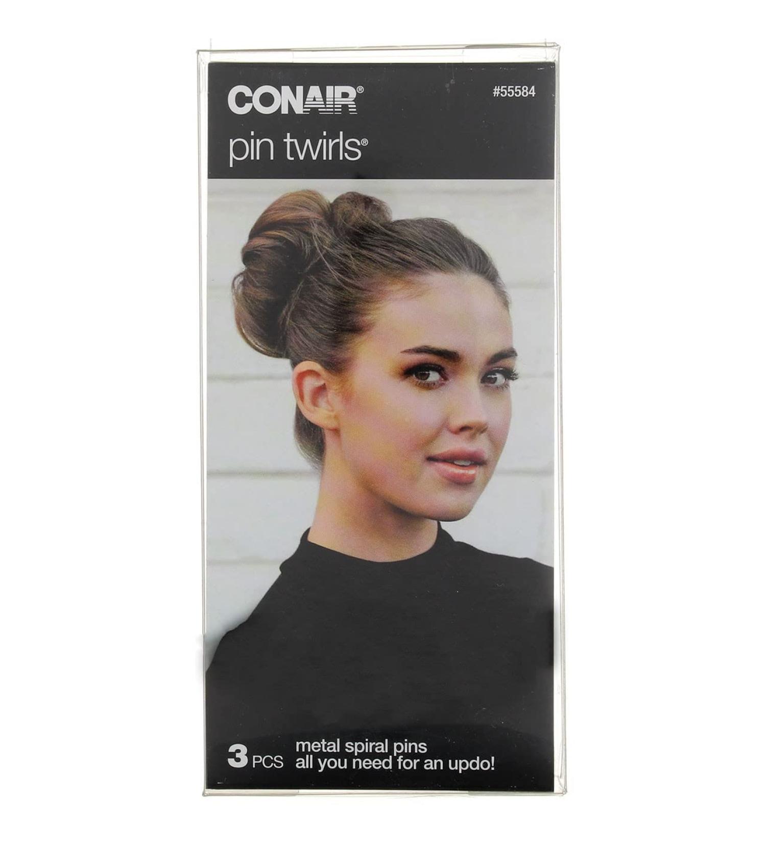 â€œConair Pin Twirls Spiral Pins - 3 Pack | Metal Hair Accessories for Stylish Updosâ€‌ - Buy Online on GoSupps.com