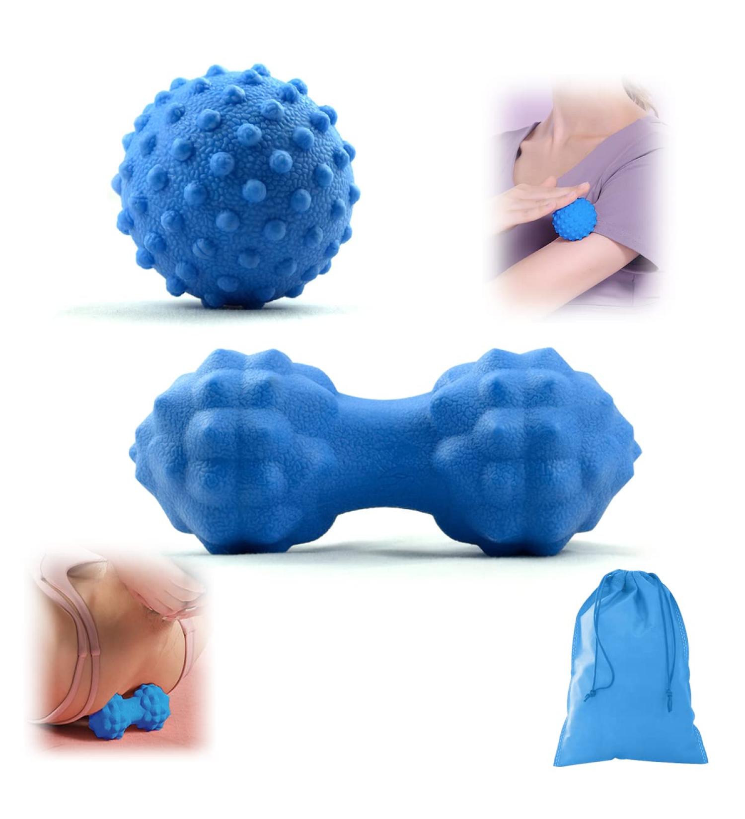 Massage Balls for Trigger Point Therapy Peanut Pellet & Fascia Balls for Foot Neck & Shoulder Relief International Shipping Available - Buy Online on GoSupps.com