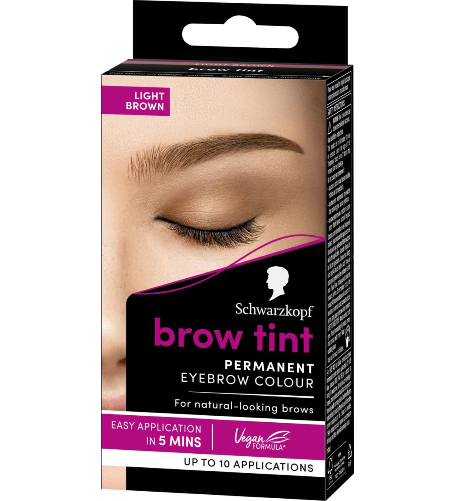 Schwarzkopf Brow Tint Professional Formula in Light Brown - Shop Now - Buy Online on GoSupps.com