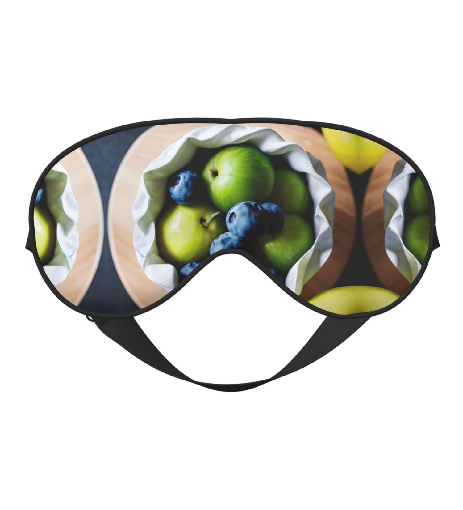 Fruit Picture Print Ultra-Soft Light-Blocking Eye Mask | Optimal Comfort & Restful Sleep - International Shipping Available - Buy Online on GoSupps.com