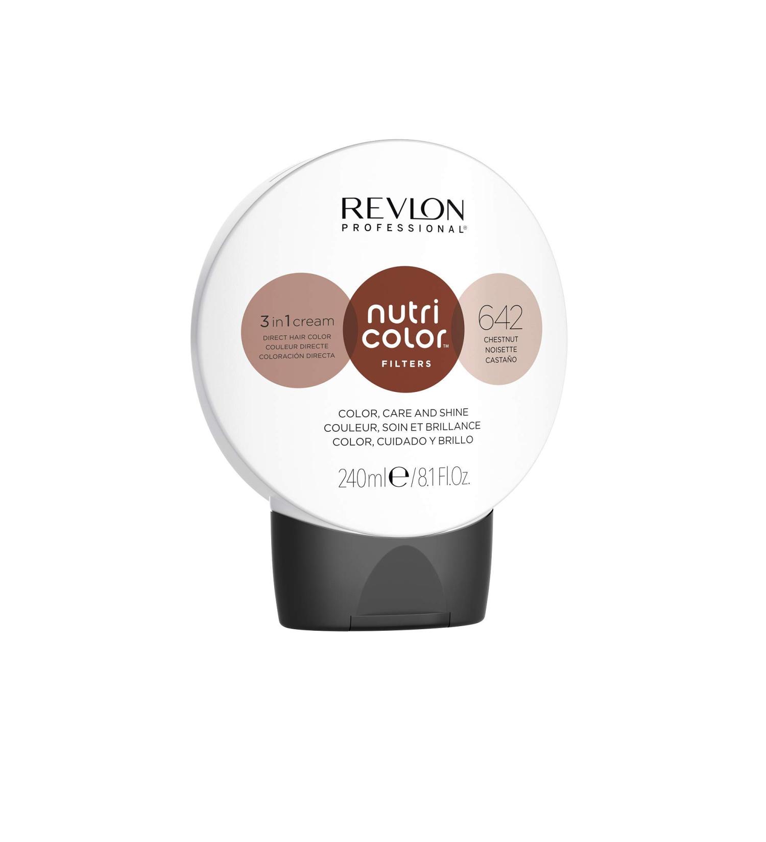 Revlon Nutri Color 642 Chestnut Hair Dye 240ml - Pack of 1 - Buy Online on GoSupps.com