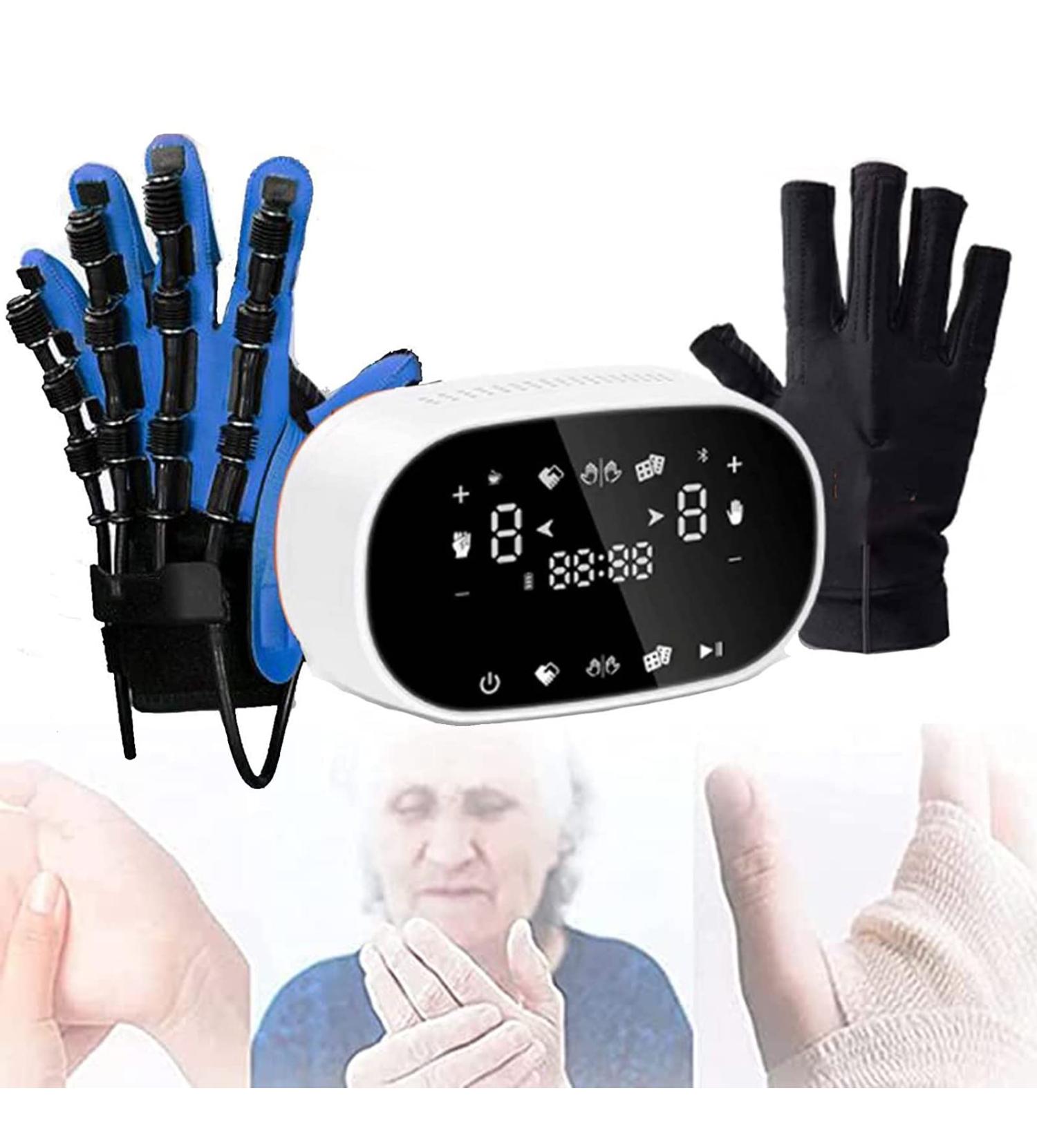 Rehabilitation Robot Glove Hand Rehabilitation Device Stroke Hemiplegia Finger Straightening Brace Guard Protector Patients with Hand Dysfunction for Patien Lefthand Small - Buy Online on GoSupps.com