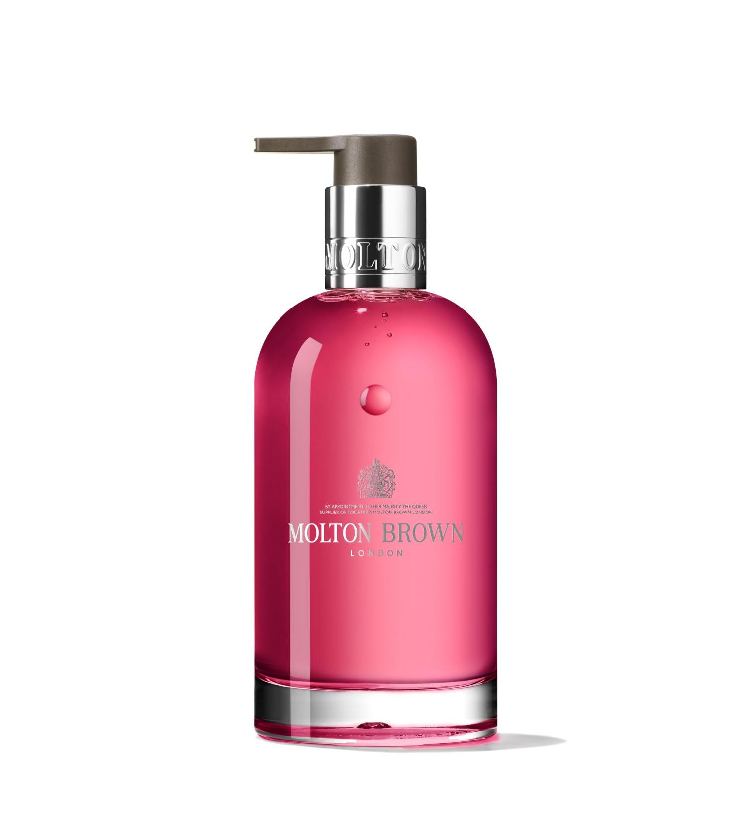 Molton Brown Fiery Pink Pepper Fine Liquid Hand Wash Glass Bottle Fiery Pink Pepper Fine Liquid Hand Wash Glass Bottle 200ml - Buy Online on GoSupps.com