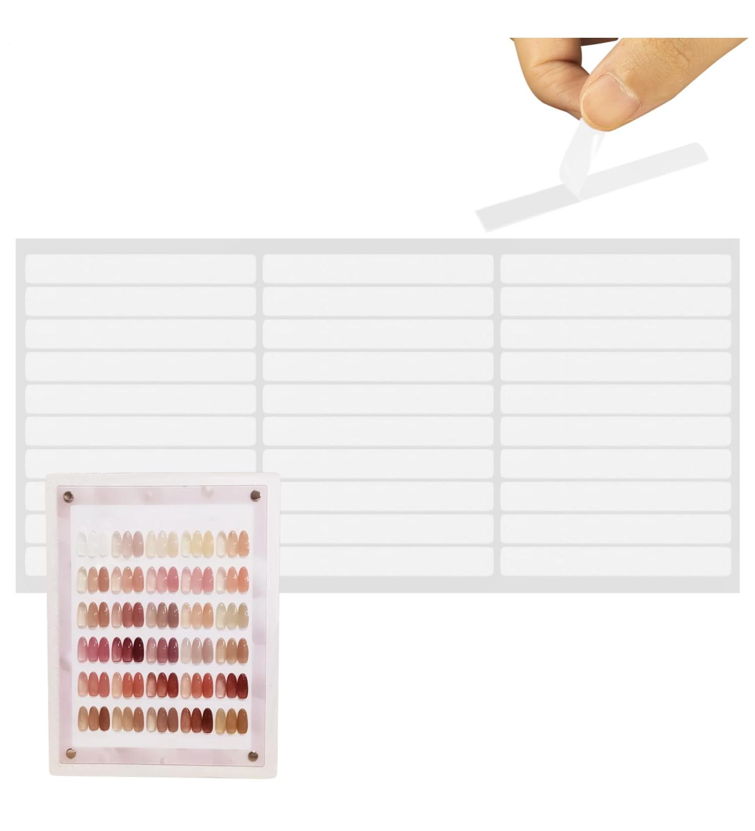 Byuexhp nail presentation tape double sided adhesive tape clear mounting tape strong adhesion display glue for professional women girls - Buy Online on GoSupps.com