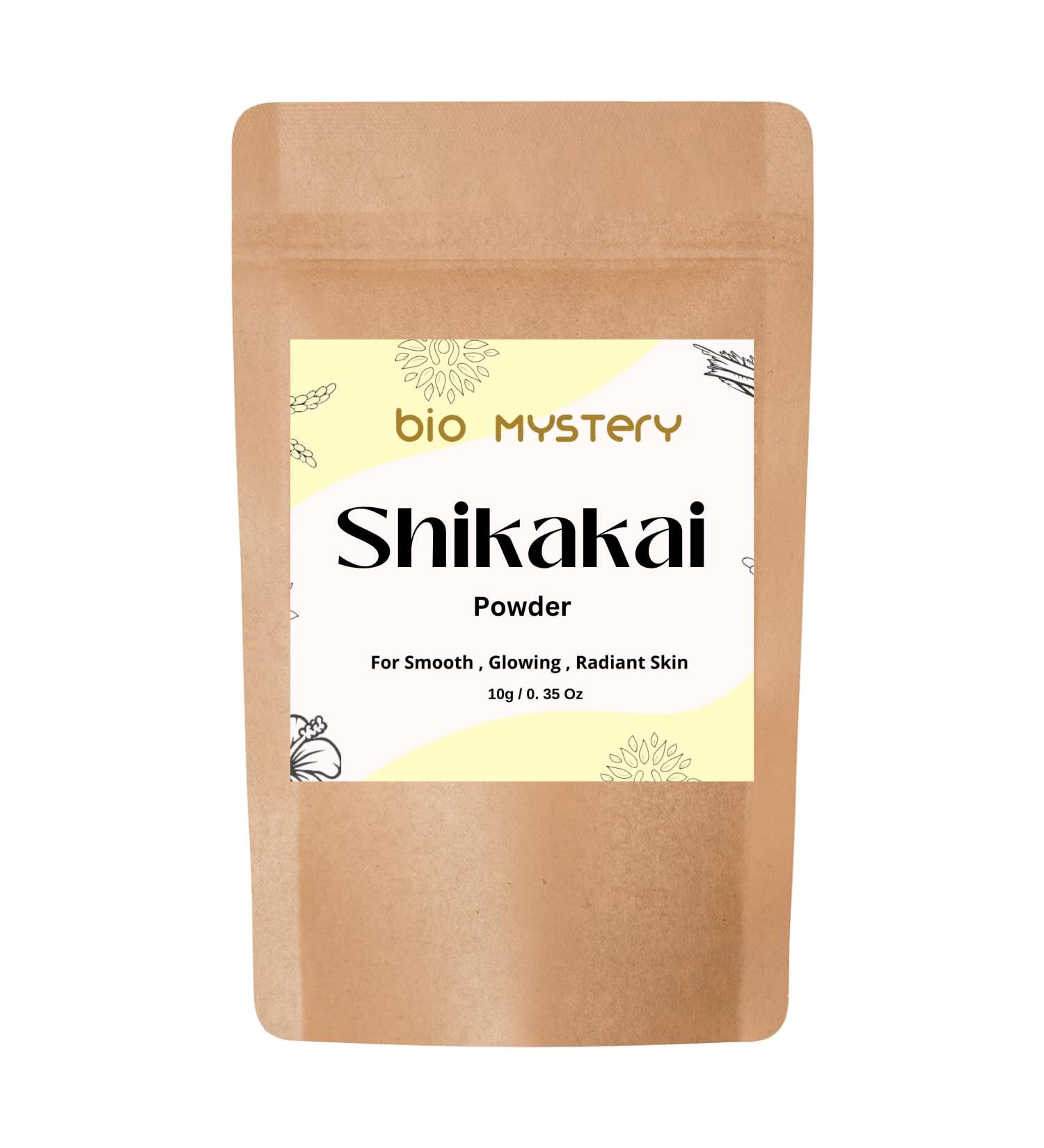 Bio Mystery Pure Shikakai Powder for Hair Growth 0.35 Oz (10 Gram) - Buy Online on GoSupps.com