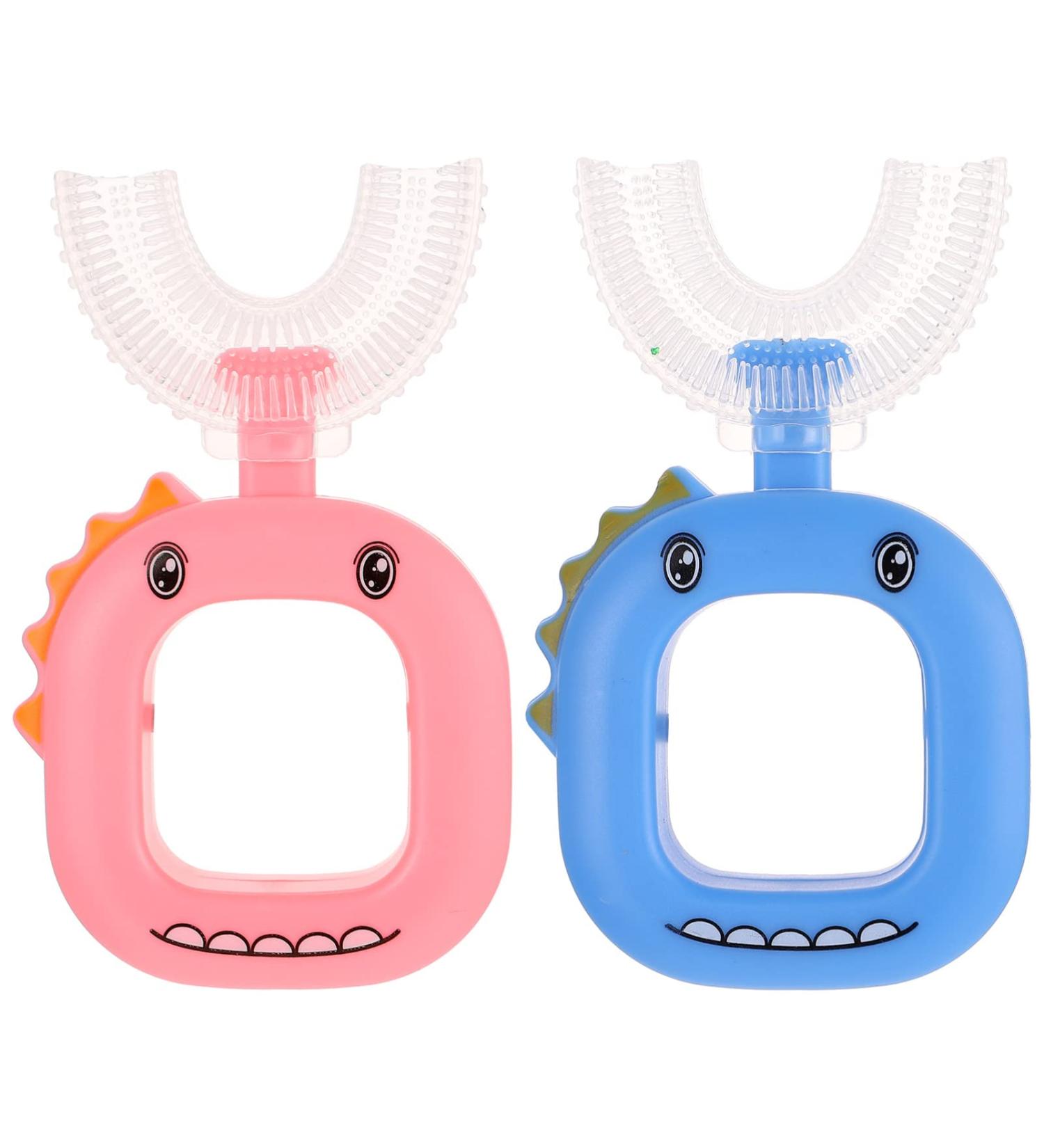 Buy Healvian U-Shaped Toothbrush for Children - 8 Pack | Gentle Effective Kids Toothcare - Buy Online on GoSupps.com