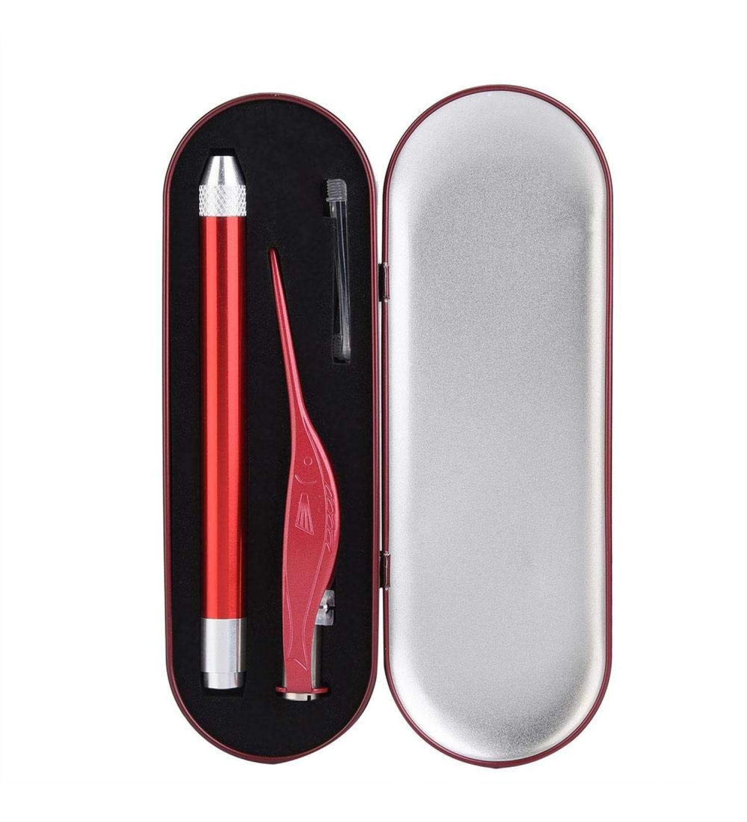 Pince Orl Baby Kid Child Ear Cleaner Set - Earwax Removal Tool Kit with Tweezers - Red - Buy Online on GoSupps.com