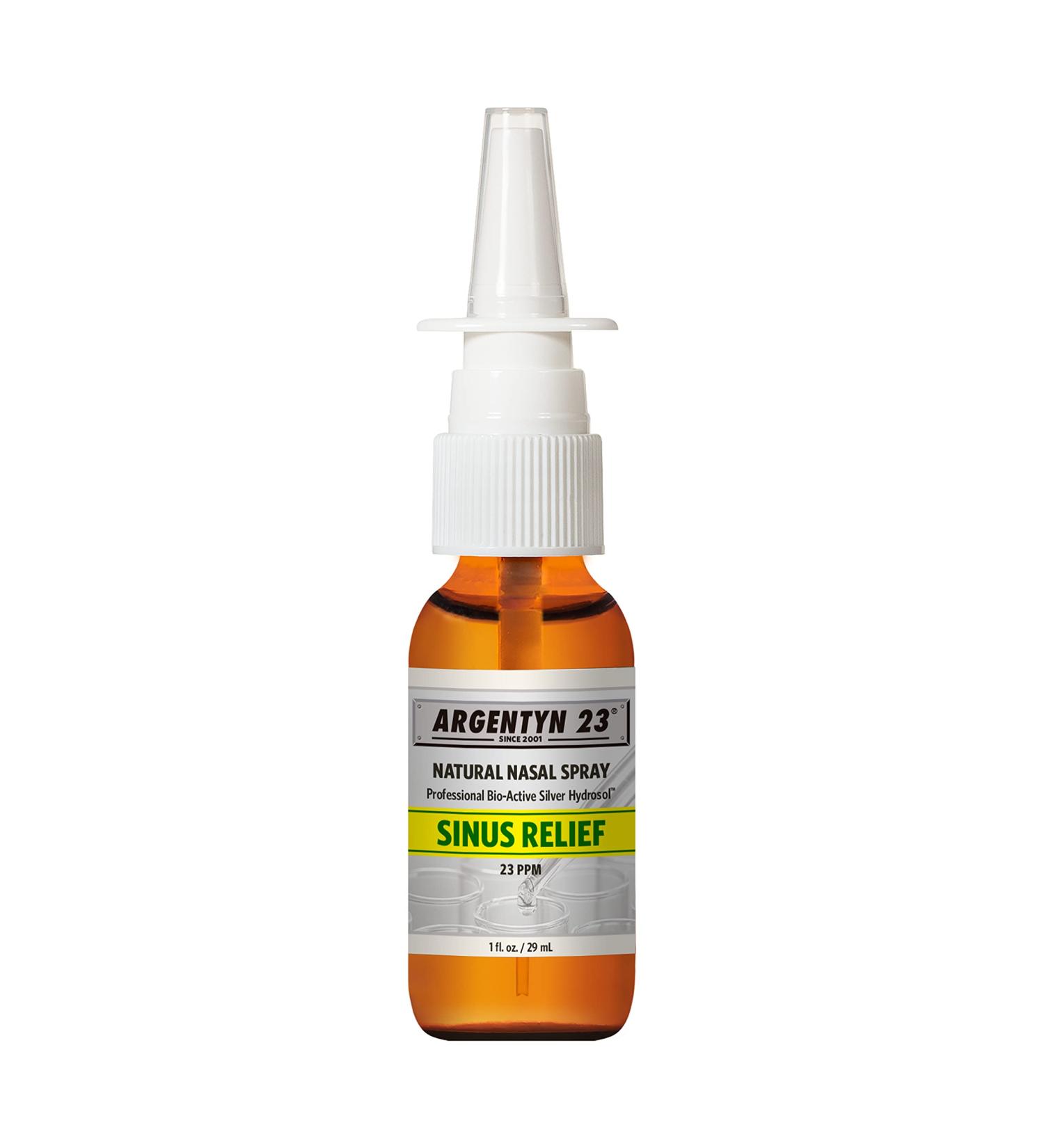 Argentyn 23 Bio-Active Silver Hydrosol Nasal Spray - 1oz (29mL), 23ppm Colloidal Silver for Sinus Relief - Natural Nasal Spray - Buy Online on GoSupps.com