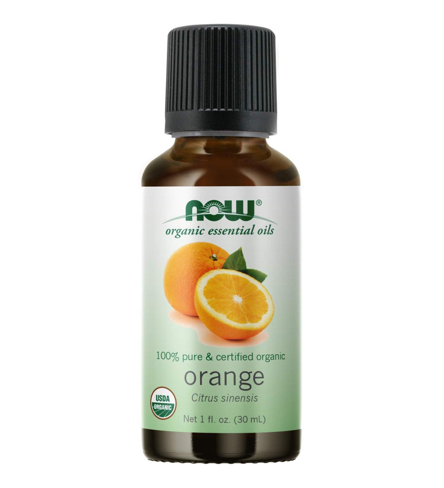 Now Foods Organic Orange Essential Oil â€“ 1 fl oz (30 ml) | Pure & Natural Aromatherapy - Buy Online on GoSupps.com