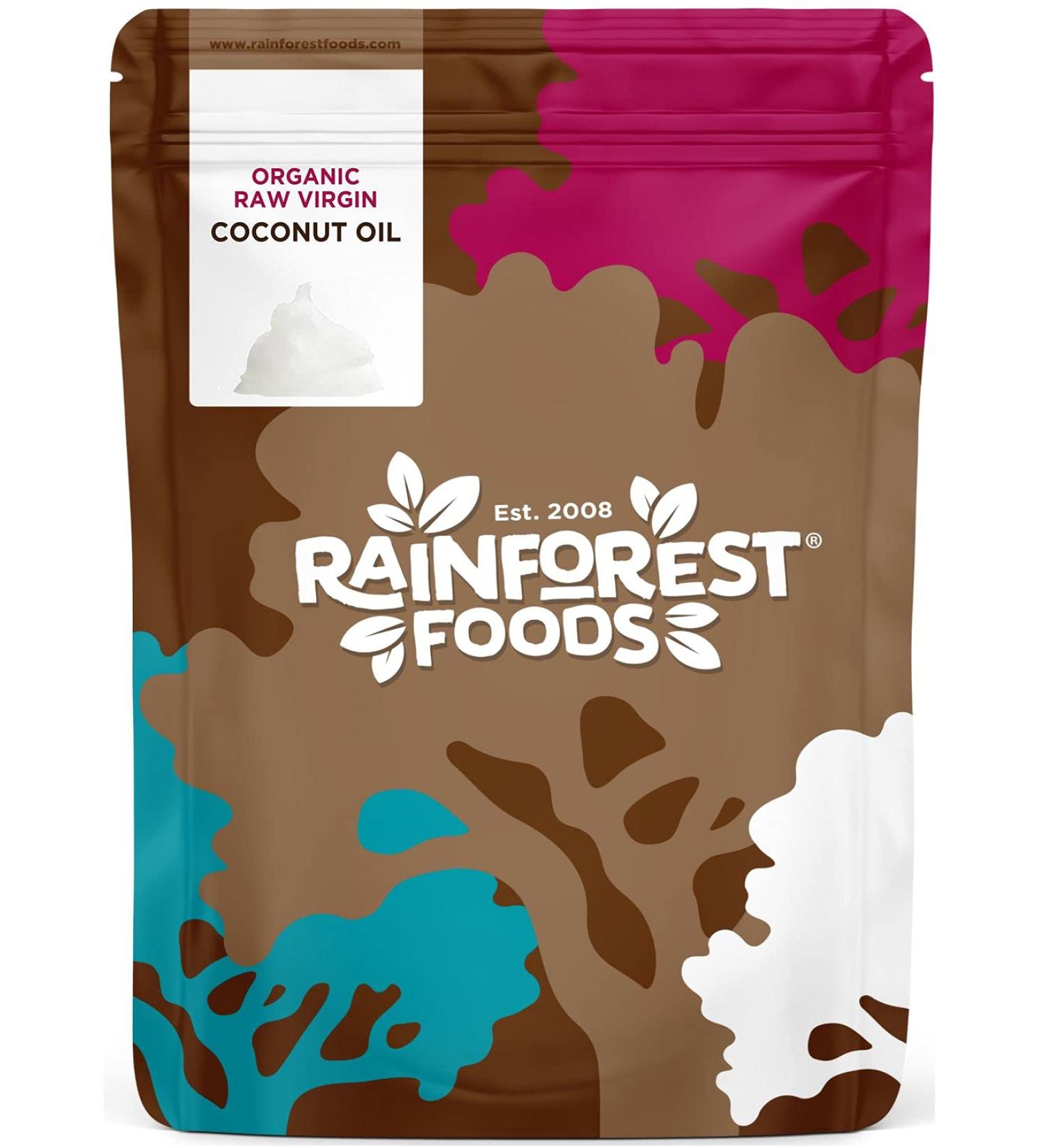 Organic Virgin Coconut Oil 1L Pouch - Ideal for Cooking, Baking, and Skin & Hair Moisturizing - Buy Online on GoSupps.com