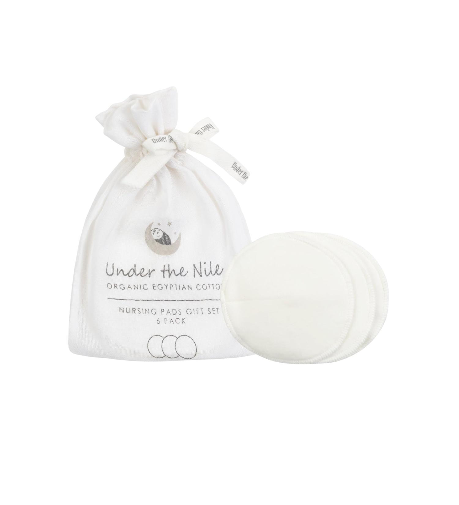 Buy Under The Nile Organic Cotton Nursing Pads - 6 Pack | Eco-Friendly Breastfeeding Supplies - International Shipping Available - Buy Online on GoSupps.com