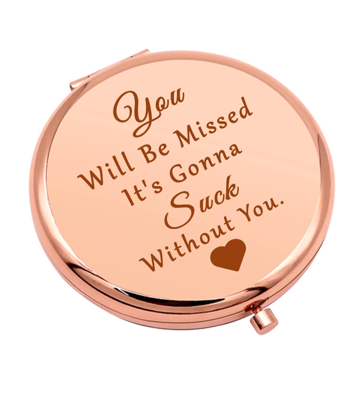 Coworker Leaving Gifts Compact Mirror Coworker Goodbye Gift Going Away Gifts for Women Retirement Gifts for Coworker Farewell Gifts for Colleagues Appreciation Gifts Pocket Makeup Mirror - Buy Online on GoSupps.com