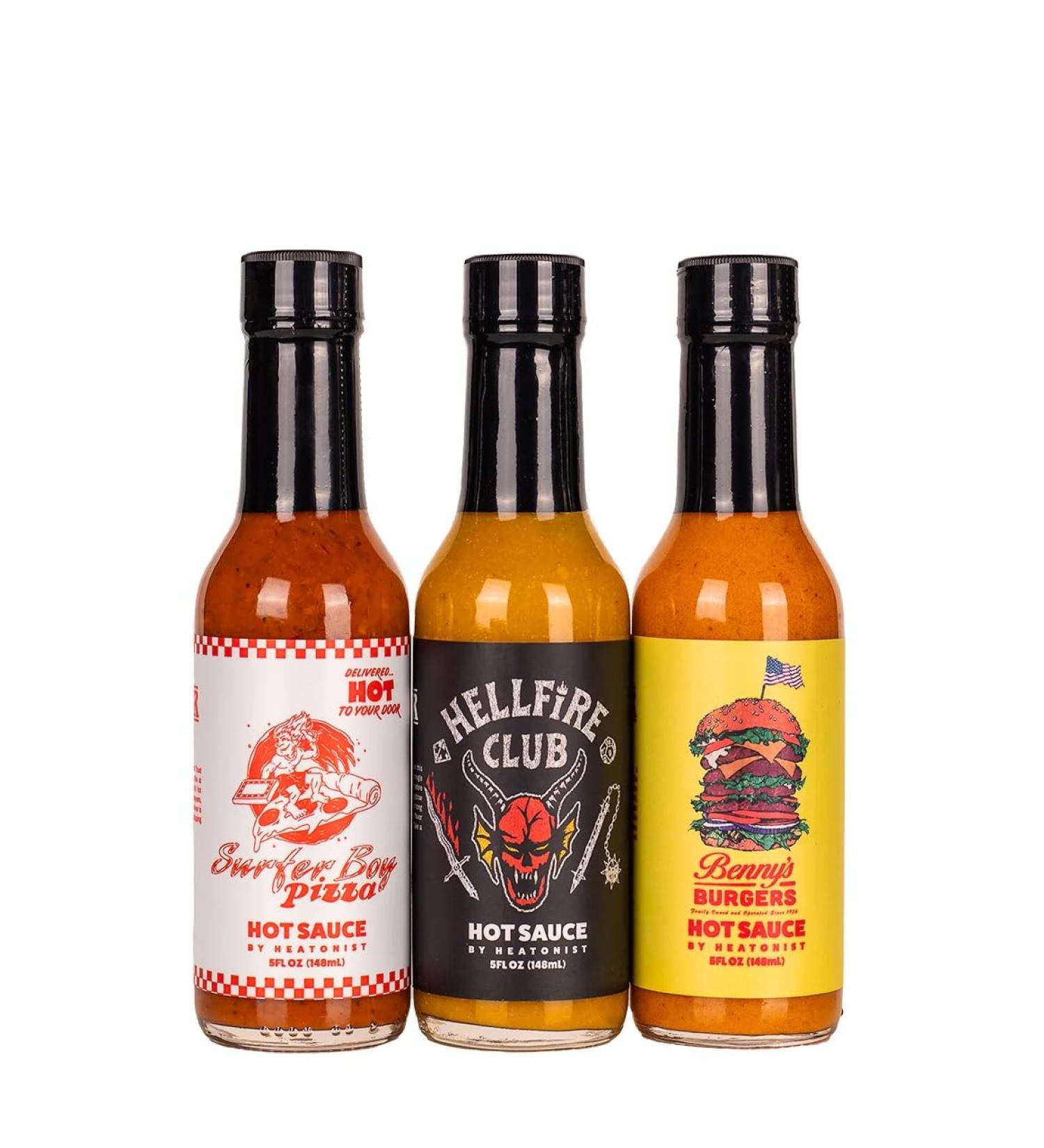Stranger Things Hot Sauce Trio