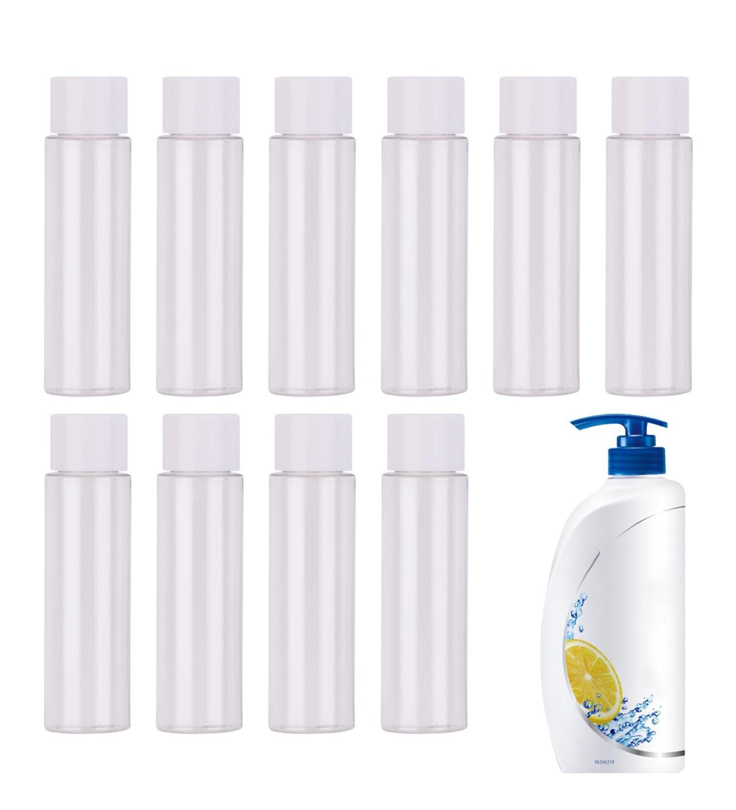 Travel Shampoo Bottle | Travel Bottle Set - 30ml Shampoo Travel Container Refillable Travel Dispenser Bottle for Shampoo Shower Gel Cleansing Oil Transparent - Buy Online on GoSupps.com