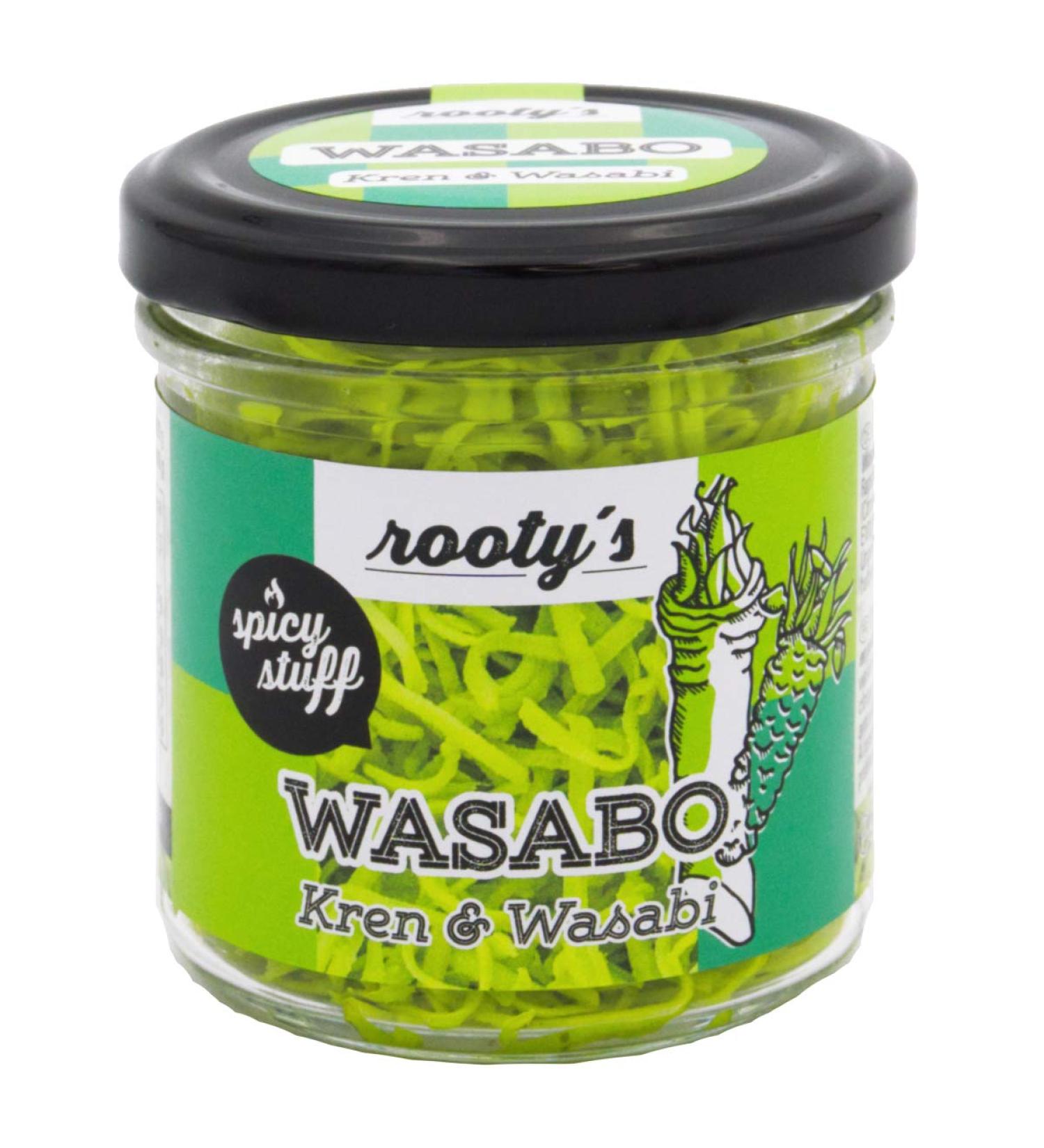 Feldbacher Steirer Horseradish Rooty s Wasabo in a glass 50g