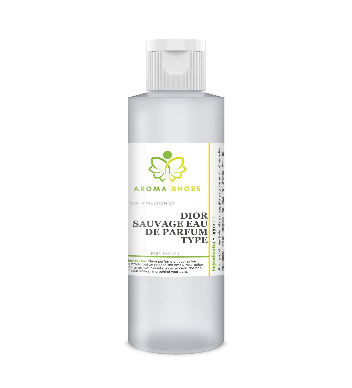 Perfume Oil - Our Impression Of and compatible with D'Ior Sauvage Eau De Parfum Type 100% Pure Uncut Body Oil Our Interpretation Perfume Body Oil 8 Fl Oz - Buy Online on GoSupps.com