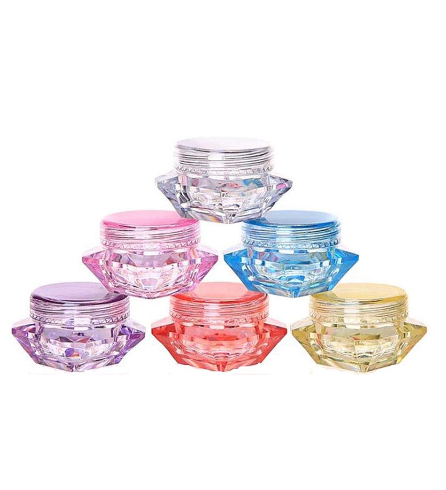 WOIWO 12 Pieces 5g Diamond Face Cream Sample Box - Premium Travel Cosmetic Bottles for International Shipping - Buy Online on GoSupps.com