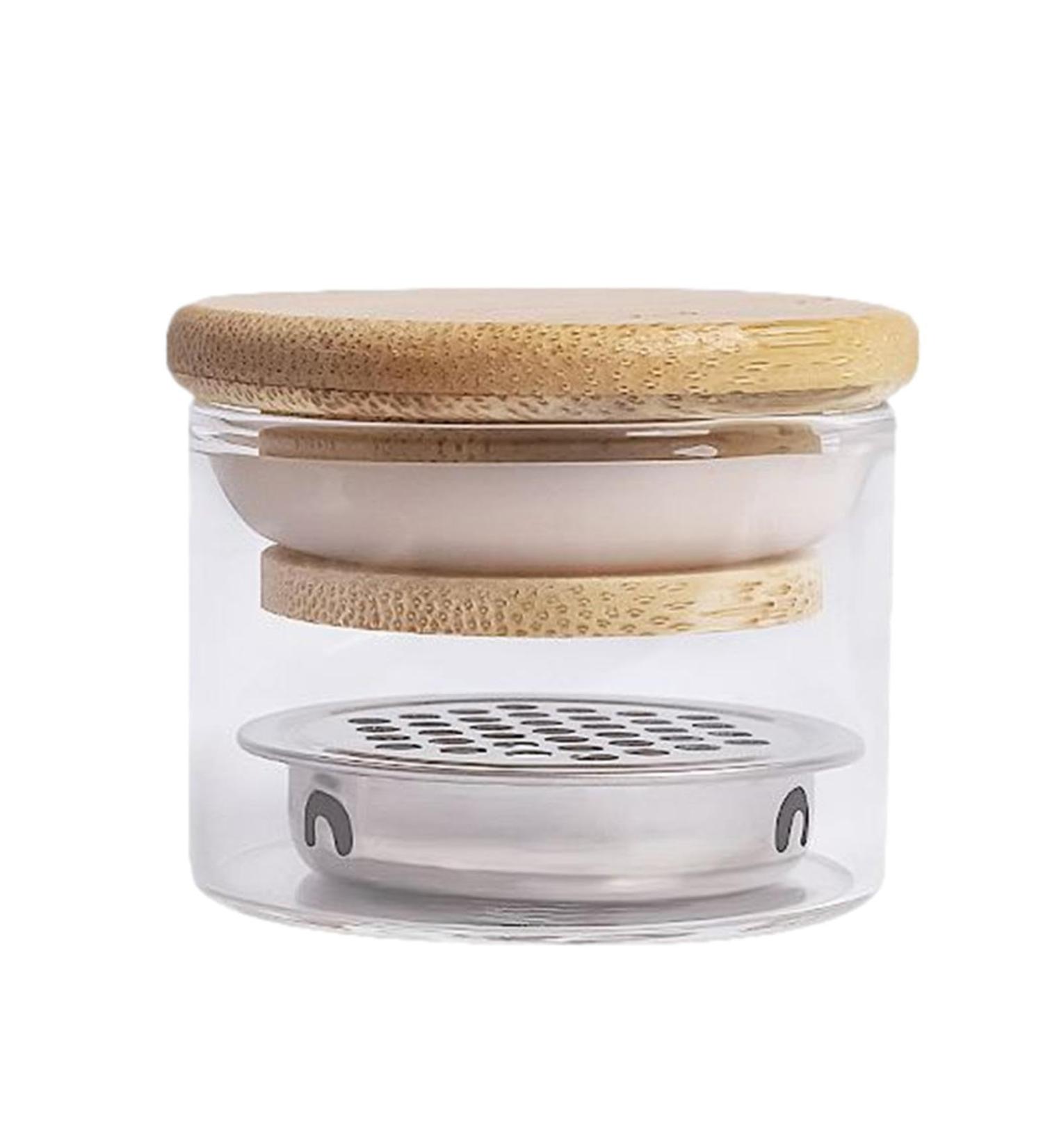 Anulely Nail Brush Cleaning Cup Brush Cleaning Cup Brush Cleaning Cup Nail Glass Cup with Lid Nail Brush Cleaning Tool - Buy Online on GoSupps.com