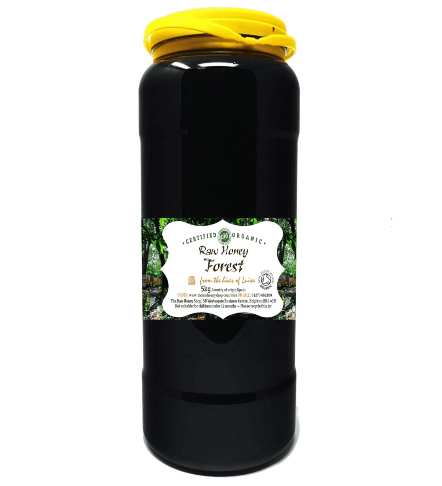 Luisa s Raw Certified Organic FOREST HONEY ACTIVE 17 |Antibacterial |Unpasteurised |Single Origin |The Raw Honey Shop |(5kg) - Buy Online on GoSupps.com